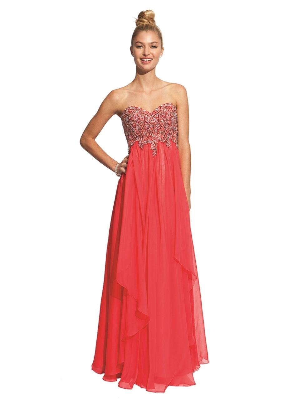 Jovani Prom Long Strapless Formal Dress 1560 - The Dress Outlet