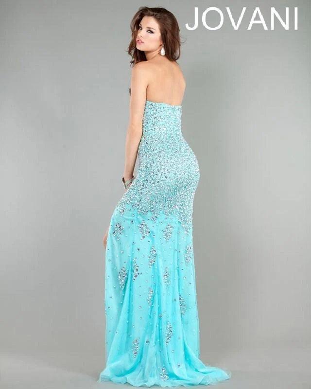 Jovani Prom Long Strapless Formal Evening Gown 4247 - The Dress Outlet