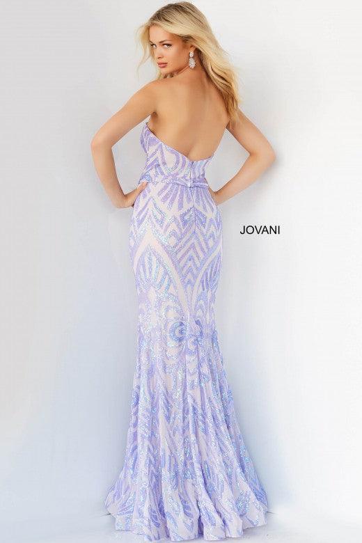 Jovani Prom Strapless Long Fitted Dress 03445 - The Dress Outlet