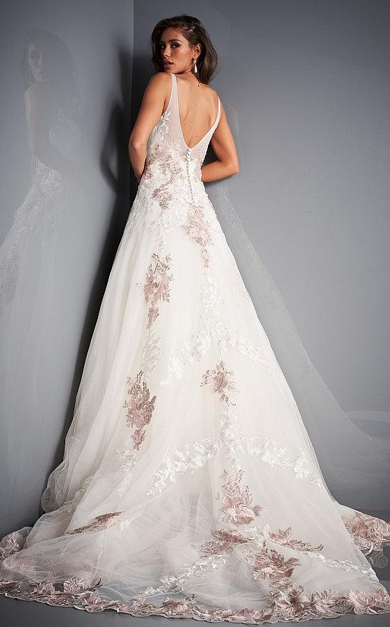 Jovani Sleeveless A-Line Wedding Gown JB2417 - The Dress Outlet
