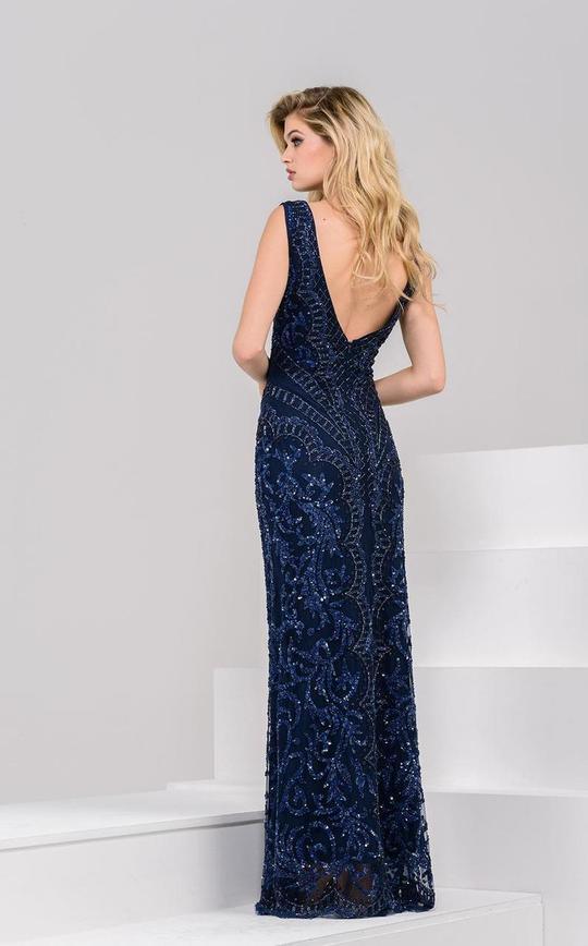 Jovani Sleeveless Long Bridesmaid Dress 37694 - The Dress Outlet