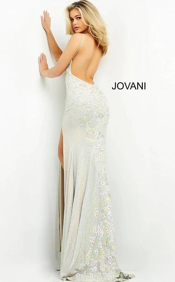 Jovani Sleeveless Long Fitted Dress 06225 - The Dress Outlet