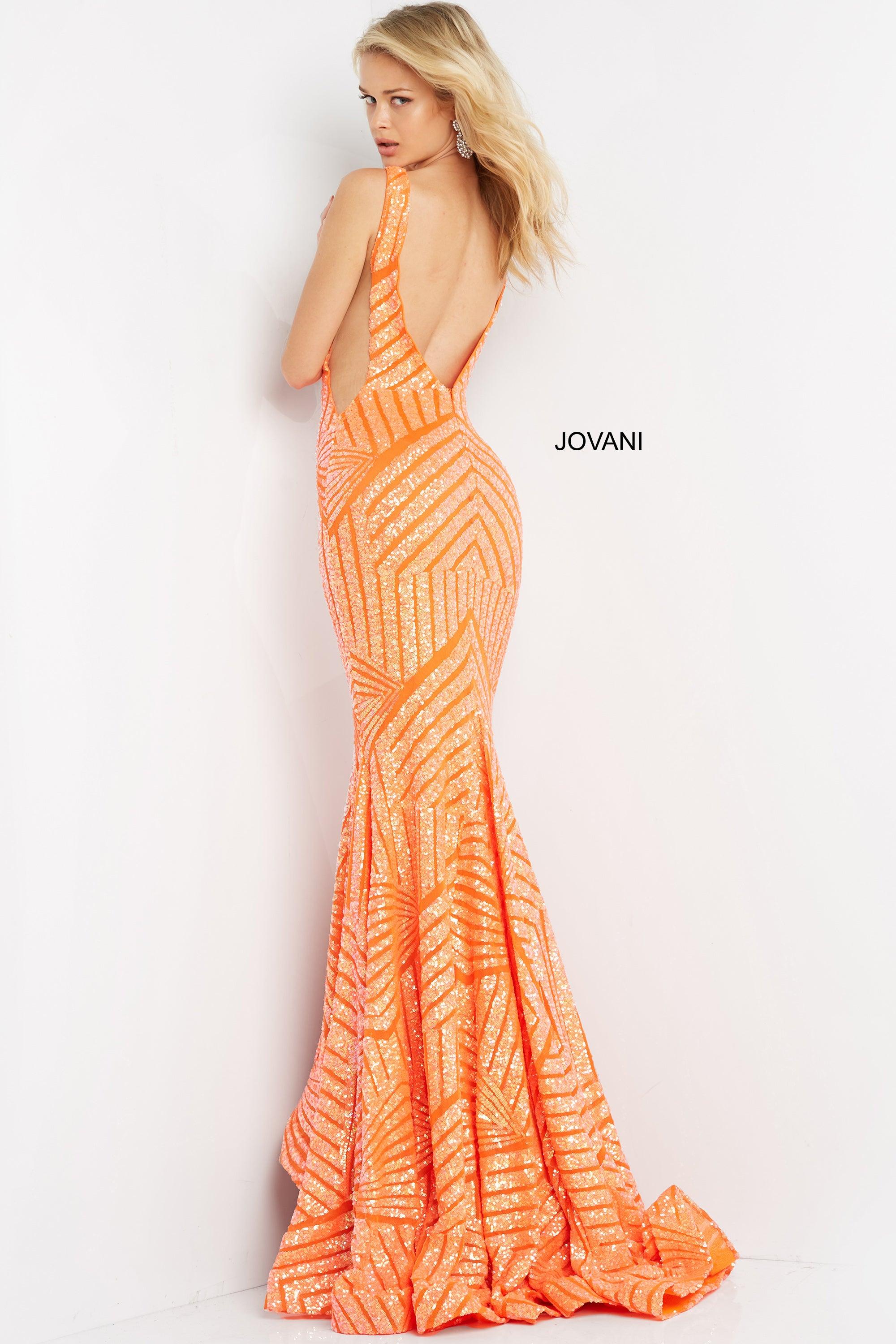 Jovani Sleeveless Long Fitted Formal Gown 59762 - The Dress Outlet