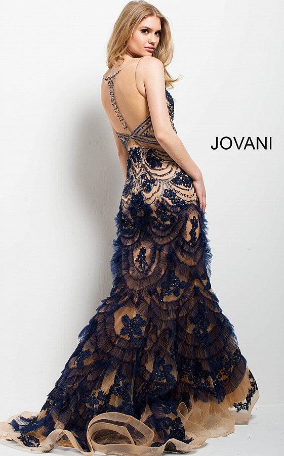 Jovani Sleeveless Long Prom Mermaid Dress 41592 - The Dress Outlet
