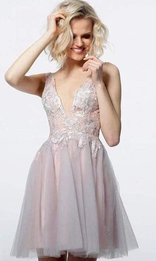 Jovani Sleeveless Short Homecoming Dress 3939 - The Dress Outlet