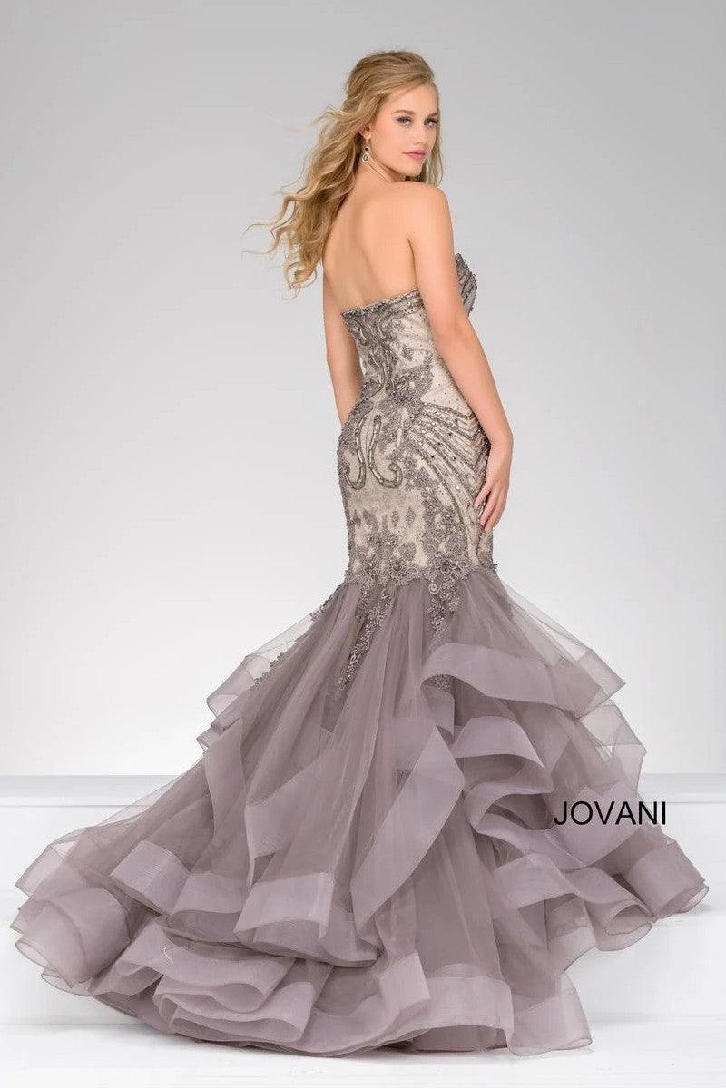 Jovani Strapless Long Mermaid Evening Gown 45760 - The Dress Outlet