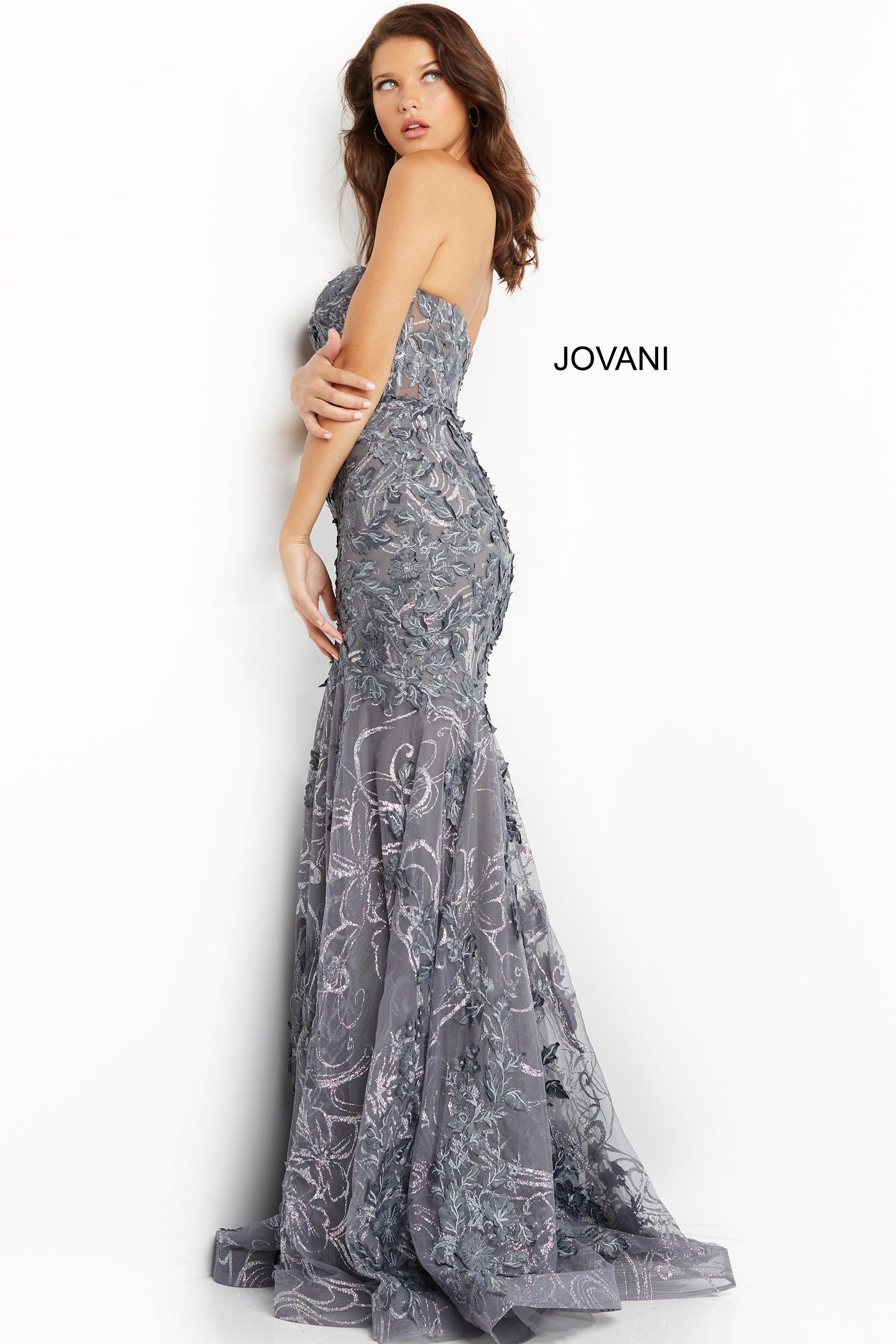 Jovani Strapless Sexy Long Prom Dress 07935 - The Dress Outlet