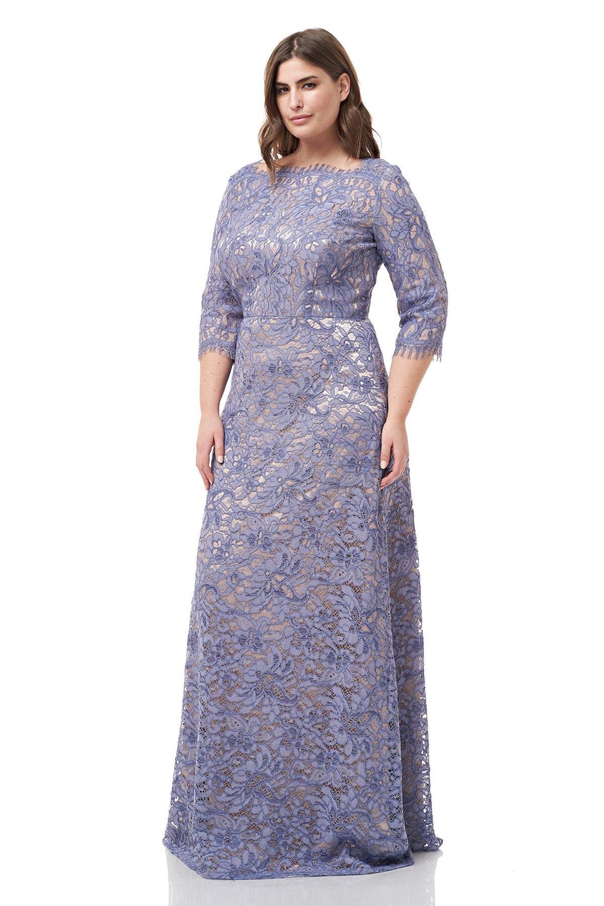 JS Collections Long Formal Plus Size Dress 866467W - The Dress Outlet