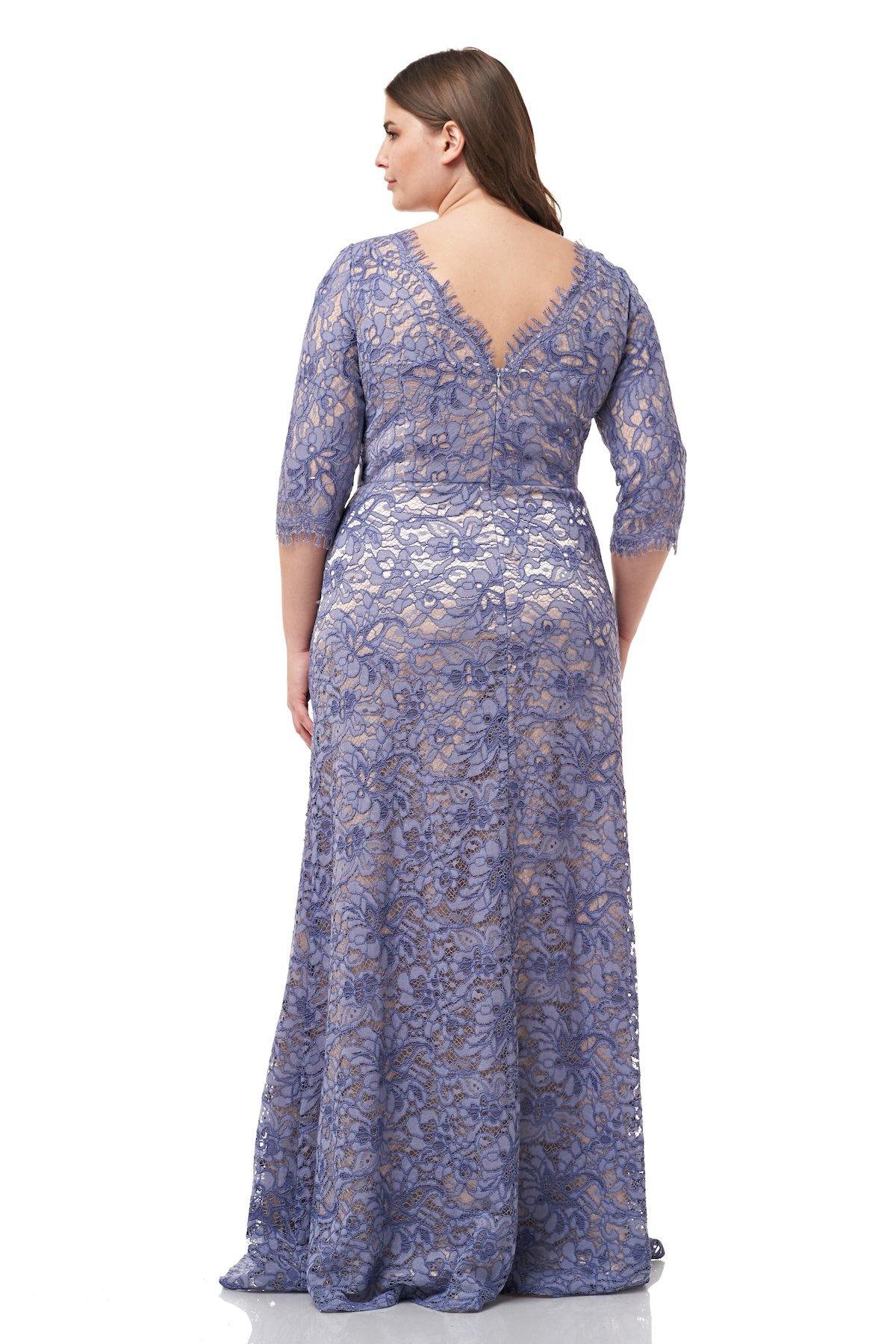 JS Collections Long Formal Plus Size Dress 866467W - The Dress Outlet
