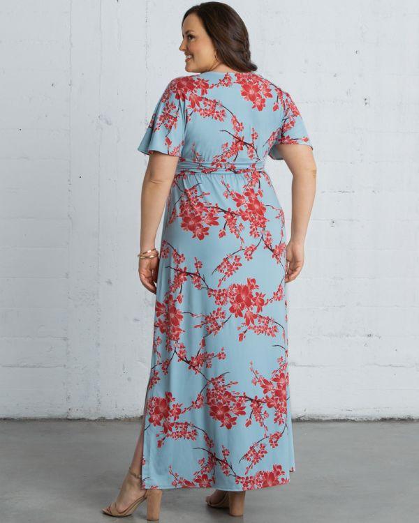 Kiyonna Long Formal Plus Size Dress - The Dress Outlet
