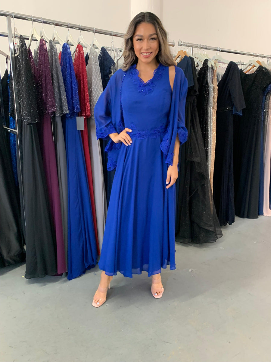 Long Mother of the Bride Dress Sale - The Dress Outlet