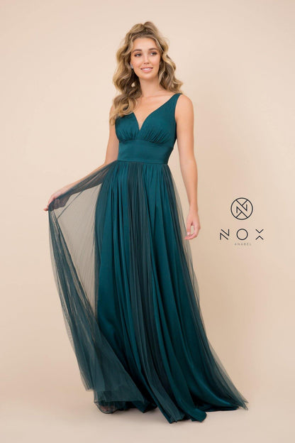 Long Prom Dress Formal Evening Gown - The Dress Outlet Nox Anabel
