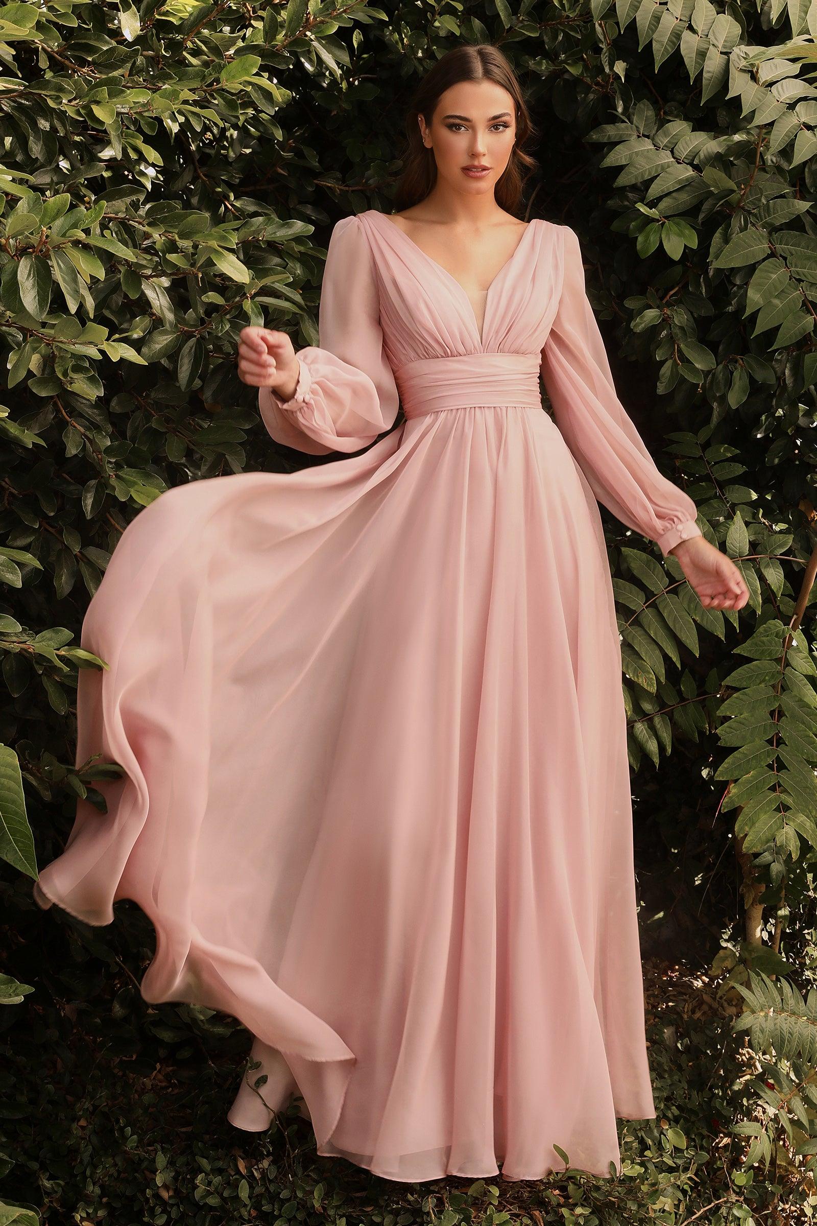 Blush Cinderella Divine CD0192 Long Sleeve Evening Formal Dress