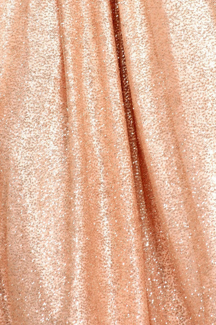 Long Strapless Prom Glitter Ball Gown - The Dress Outlet