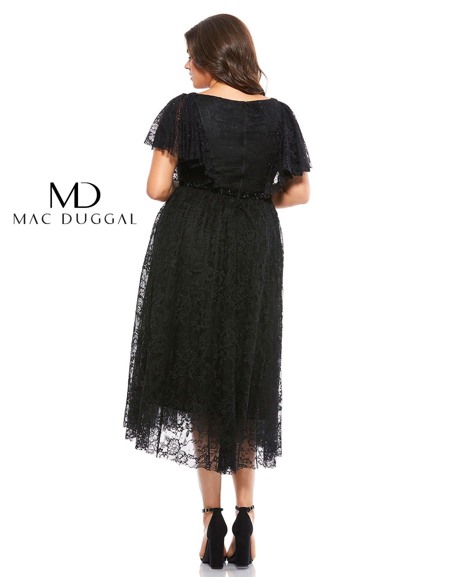 Mac Duggal Fabulouss Short Plus Size Dress 675421 - The Dress Outlet