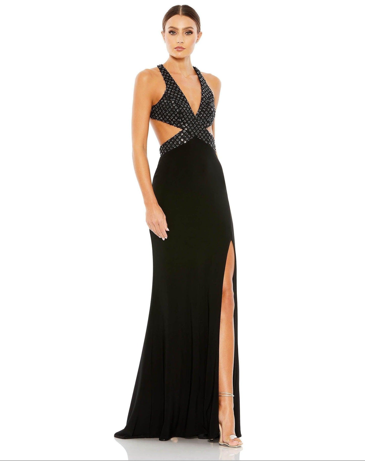 Mac Duggal Long Formal Fitted Prom Dress 68166 - The Dress Outlet