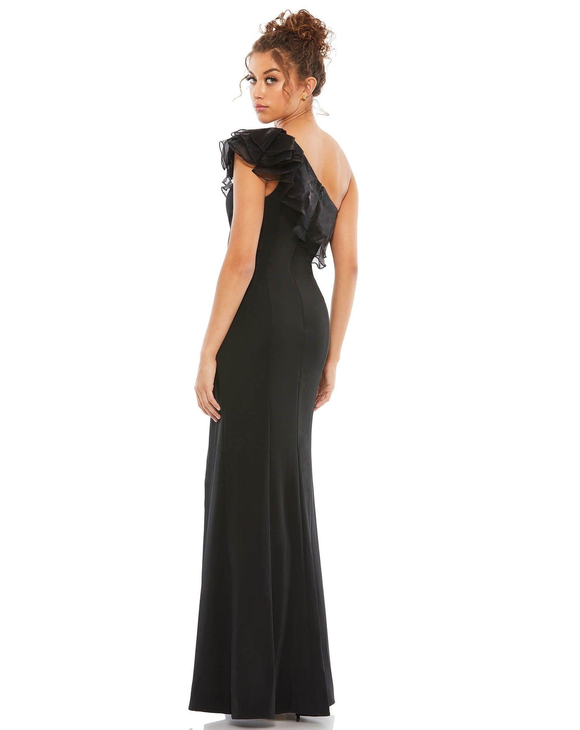 Mac Duggal Long Formal One Shoulder Dress 26372 - The Dress Outlet