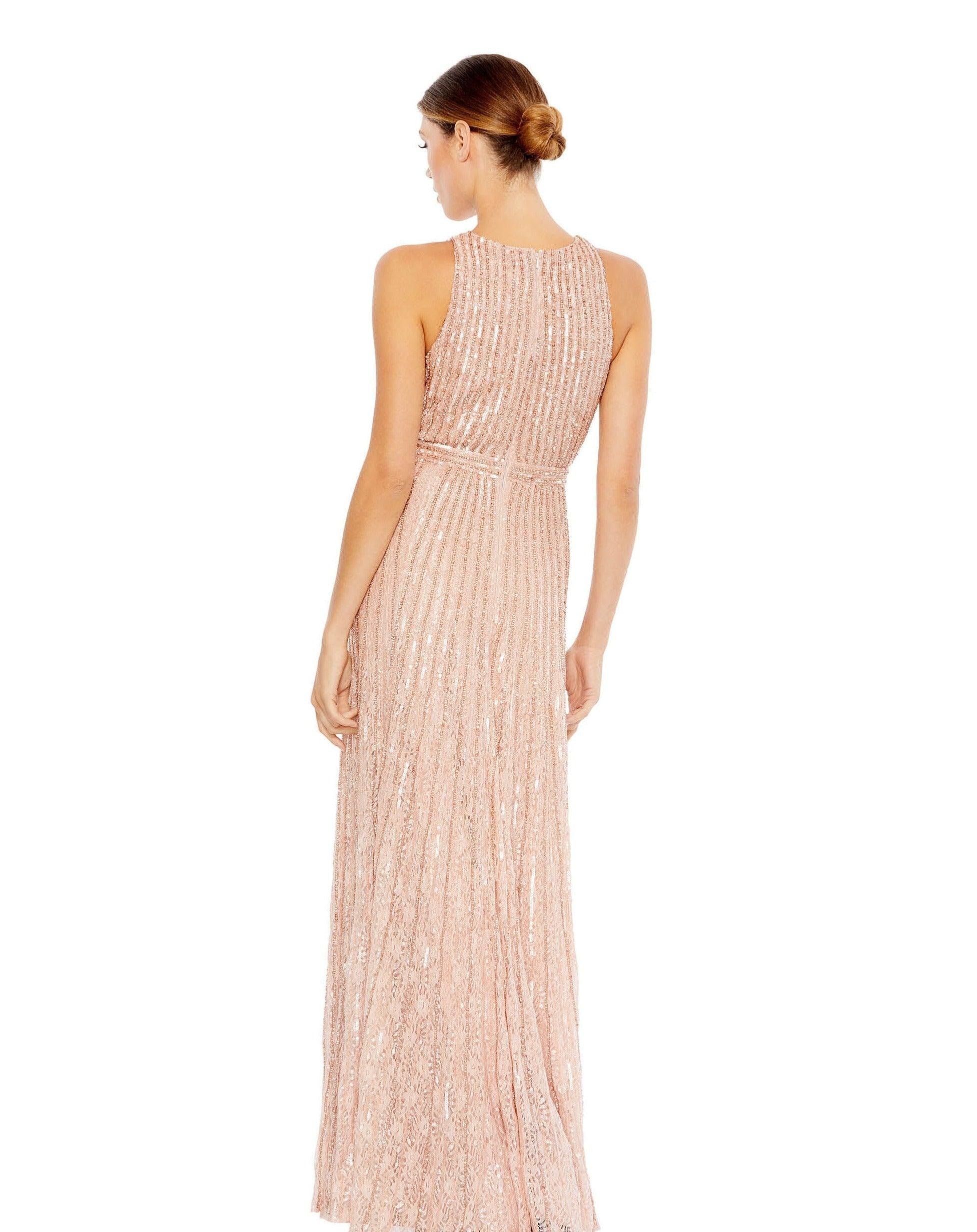 Mac Duggal Long Formal Sleeveless Prom Gown 93570 - The Dress Outlet