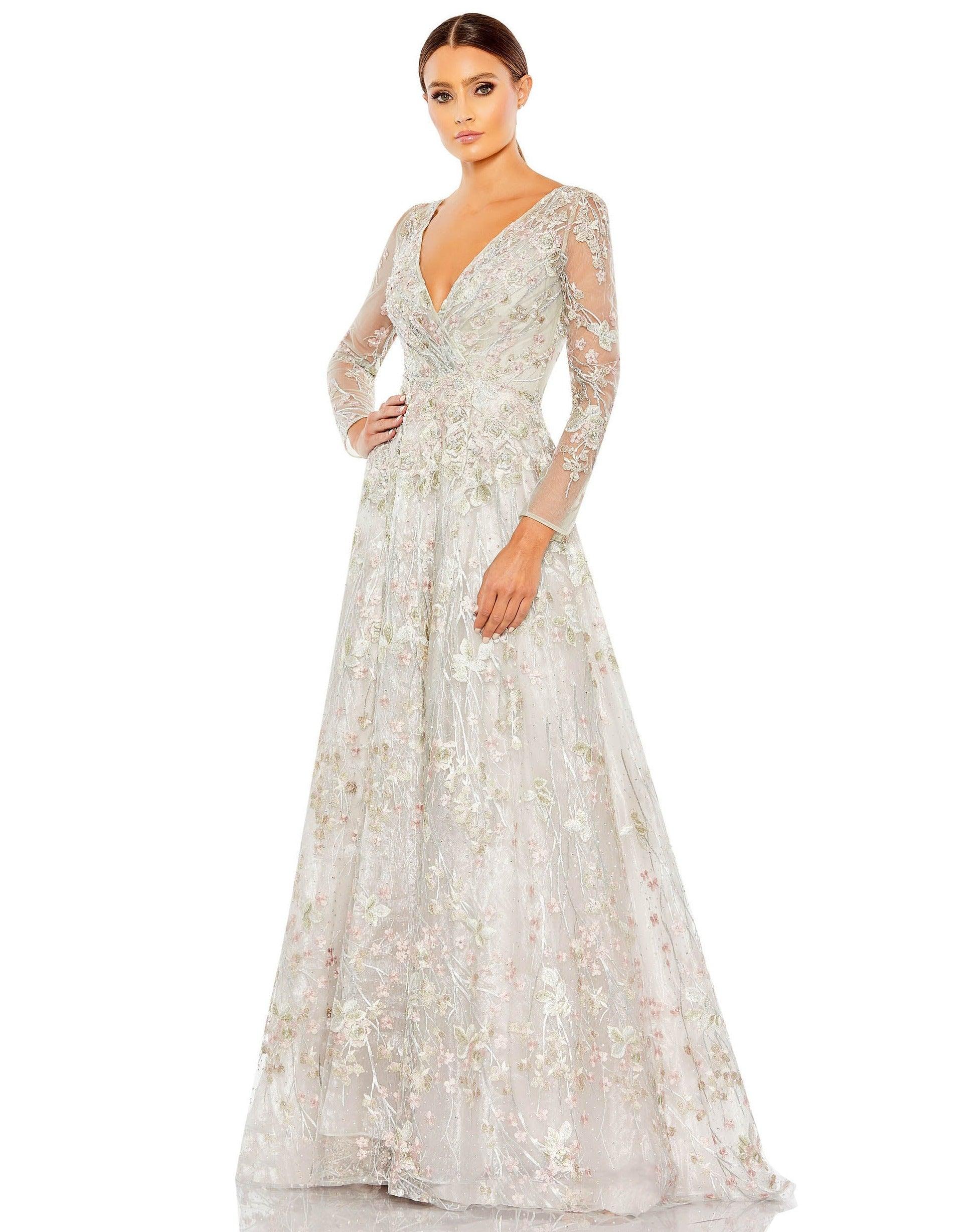 Mother of the Bride Dresses Long Mother of the Bride Dress Pastel/Multi