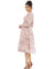 Mac Duggal Long Sleeve Floral Short Dress 67849 - The Dress Outlet