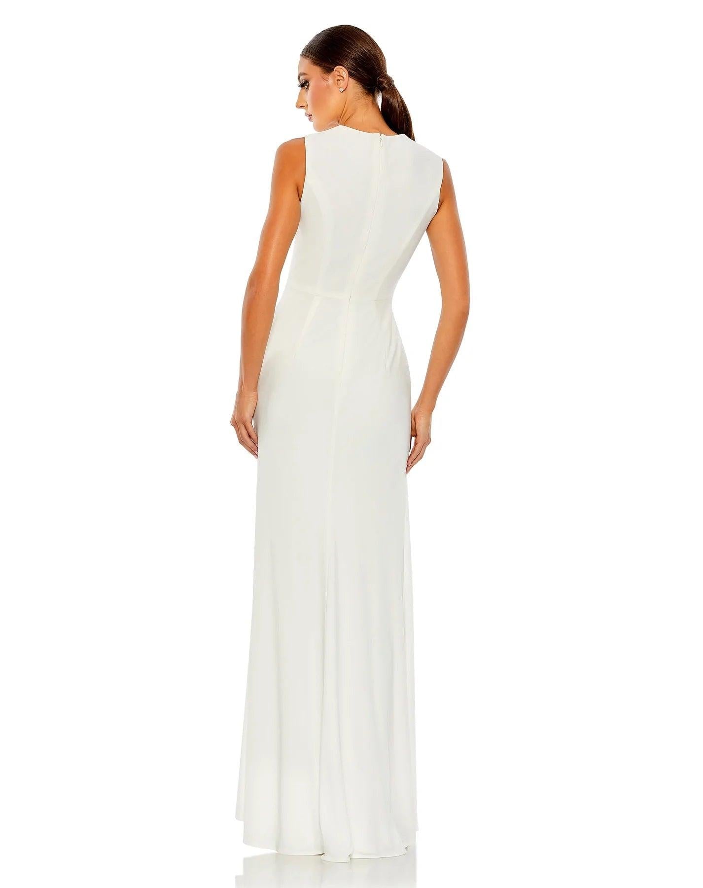 Mac Duggal Long Sleeveless Formal Gown 26890 - The Dress Outlet