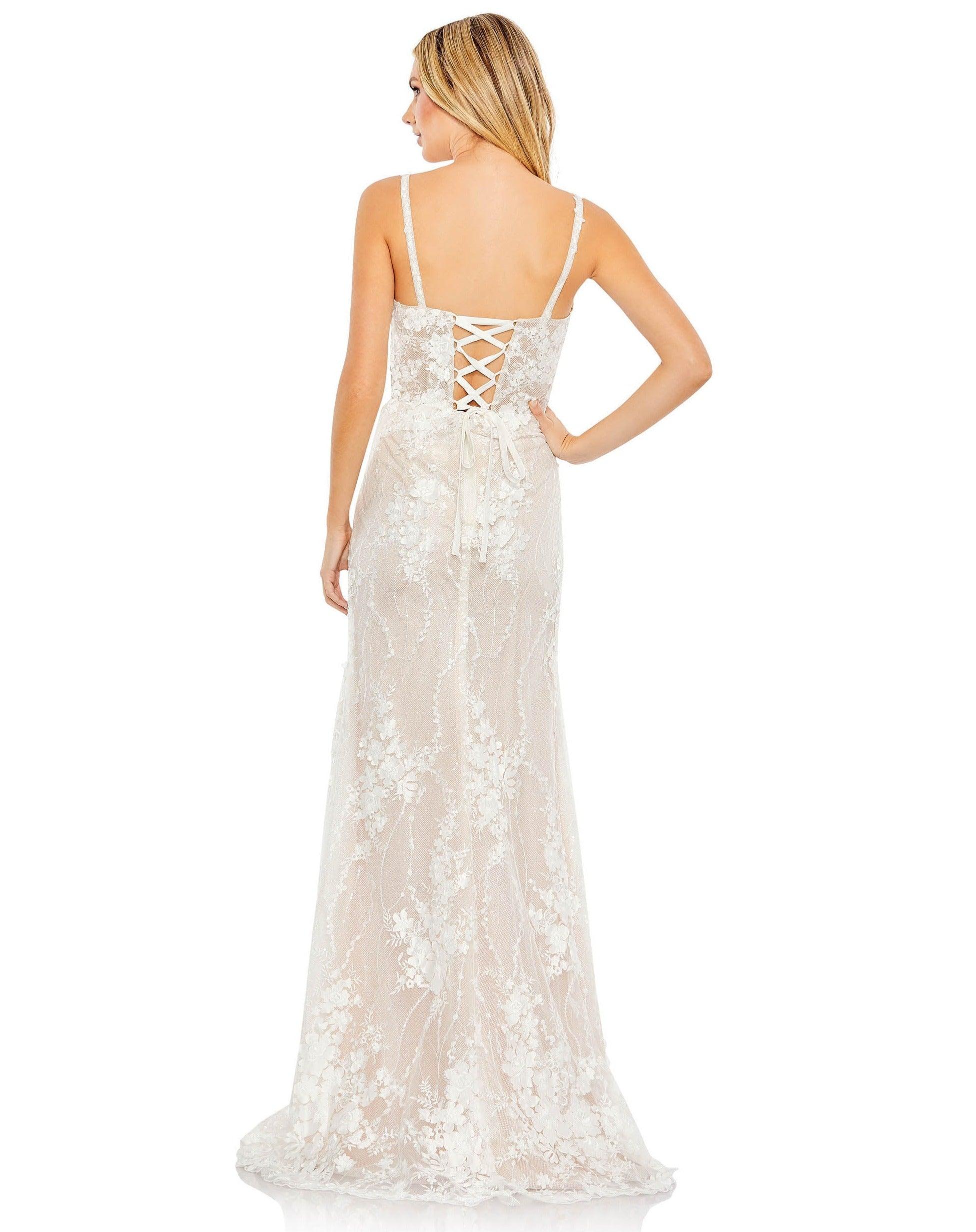 Mac Duggal Prom Long Glitter Lace Formal Gown 11331 - The Dress Outlet
