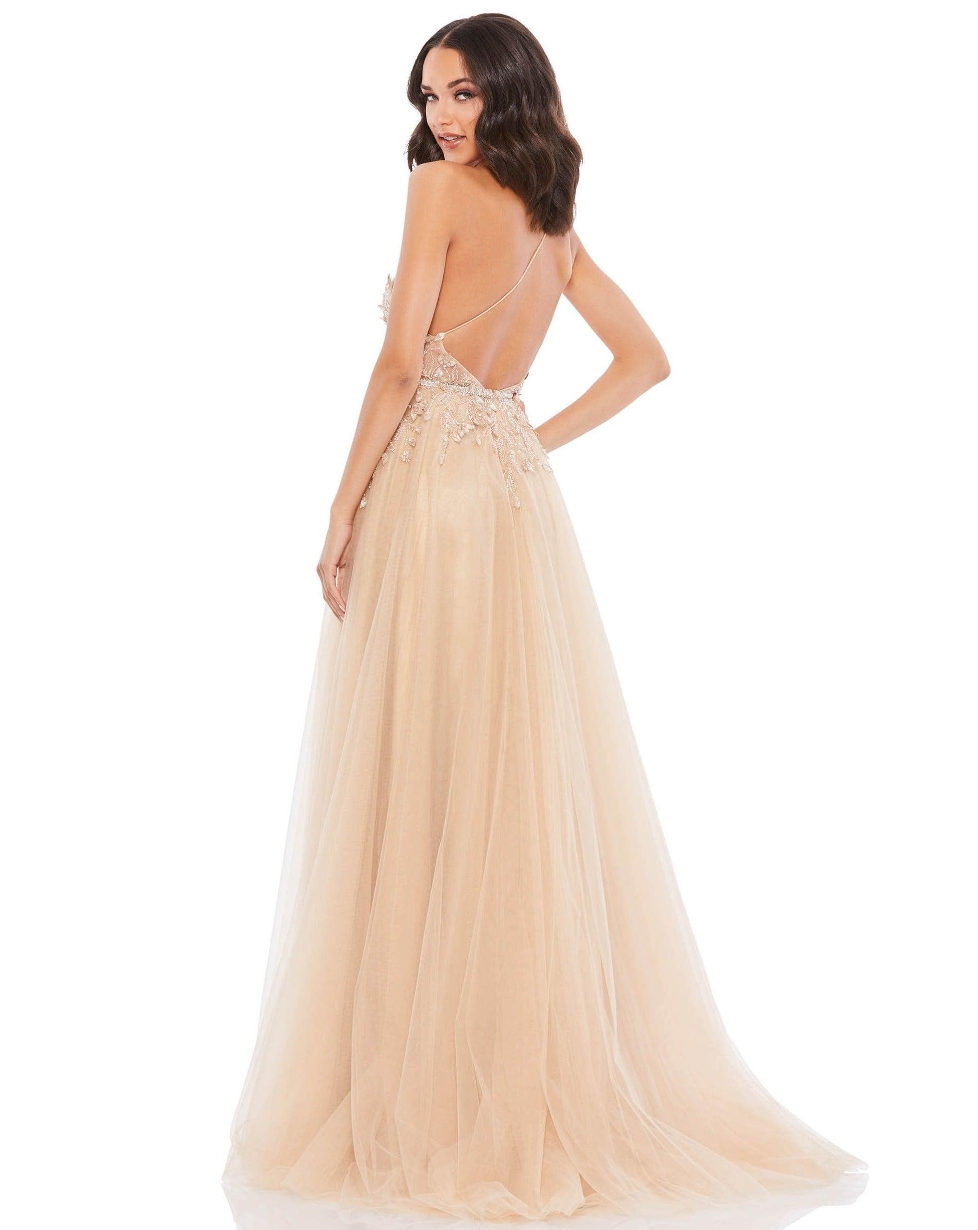 Mac Duggal Prom Long One Shoulder Formal Gown 11210 - The Dress Outlet