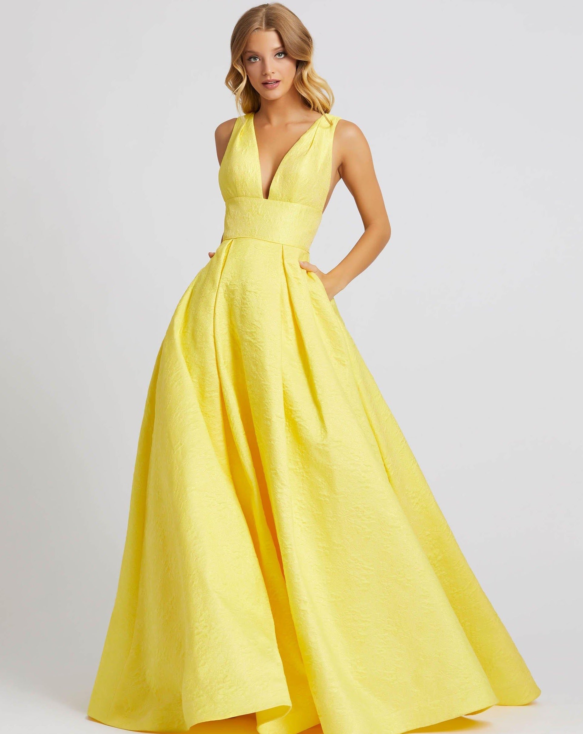 Mac Duggal Prom Long Sleeveless Ball Gown 67098 - The Dress Outlet