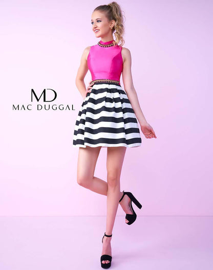 Mac Duggal Short Cocktail Party Dress 30123N - The Dress Outlet