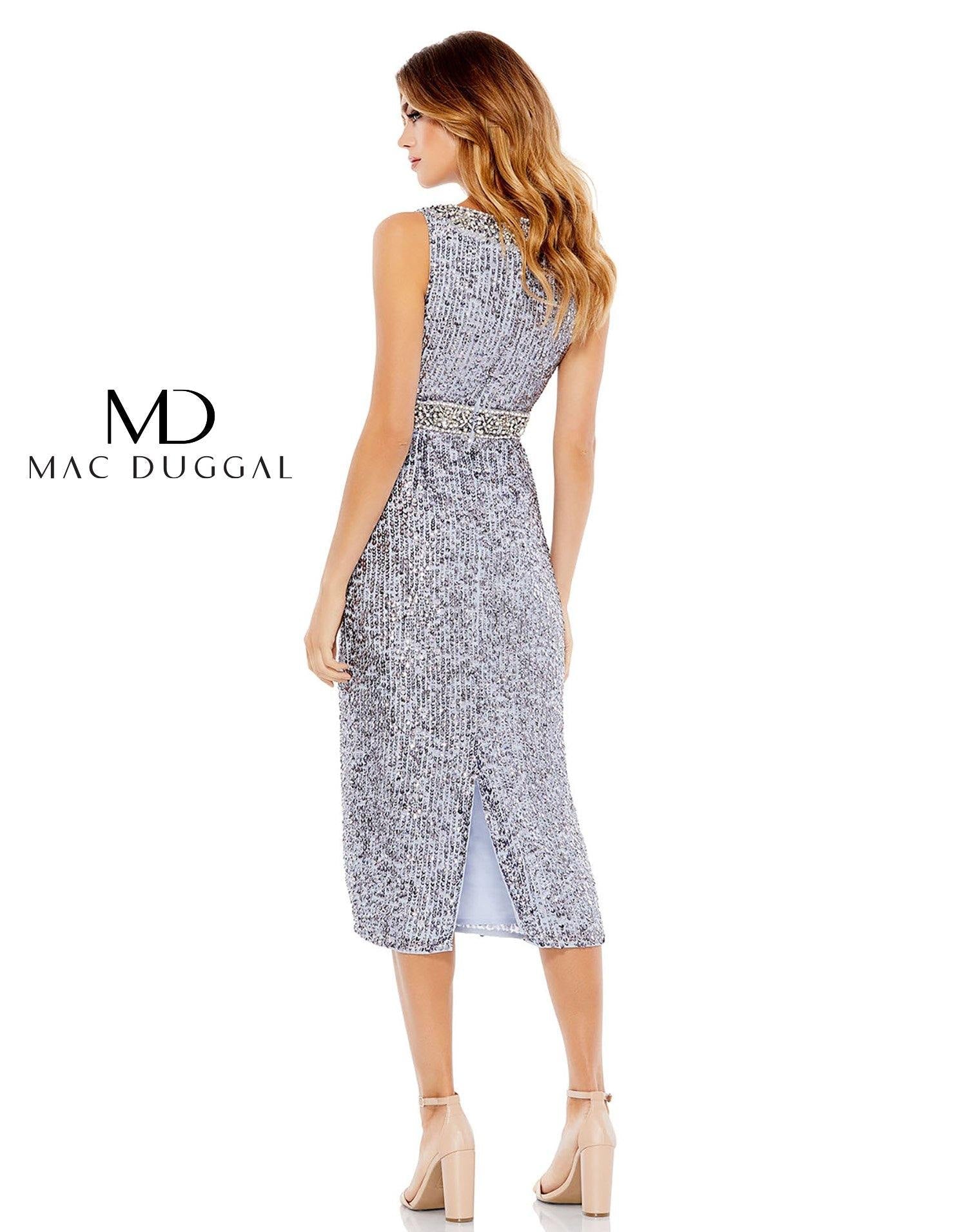 Mac Duggal Short Sleeveless Fitted Dress 10739 - The Dress Outlet