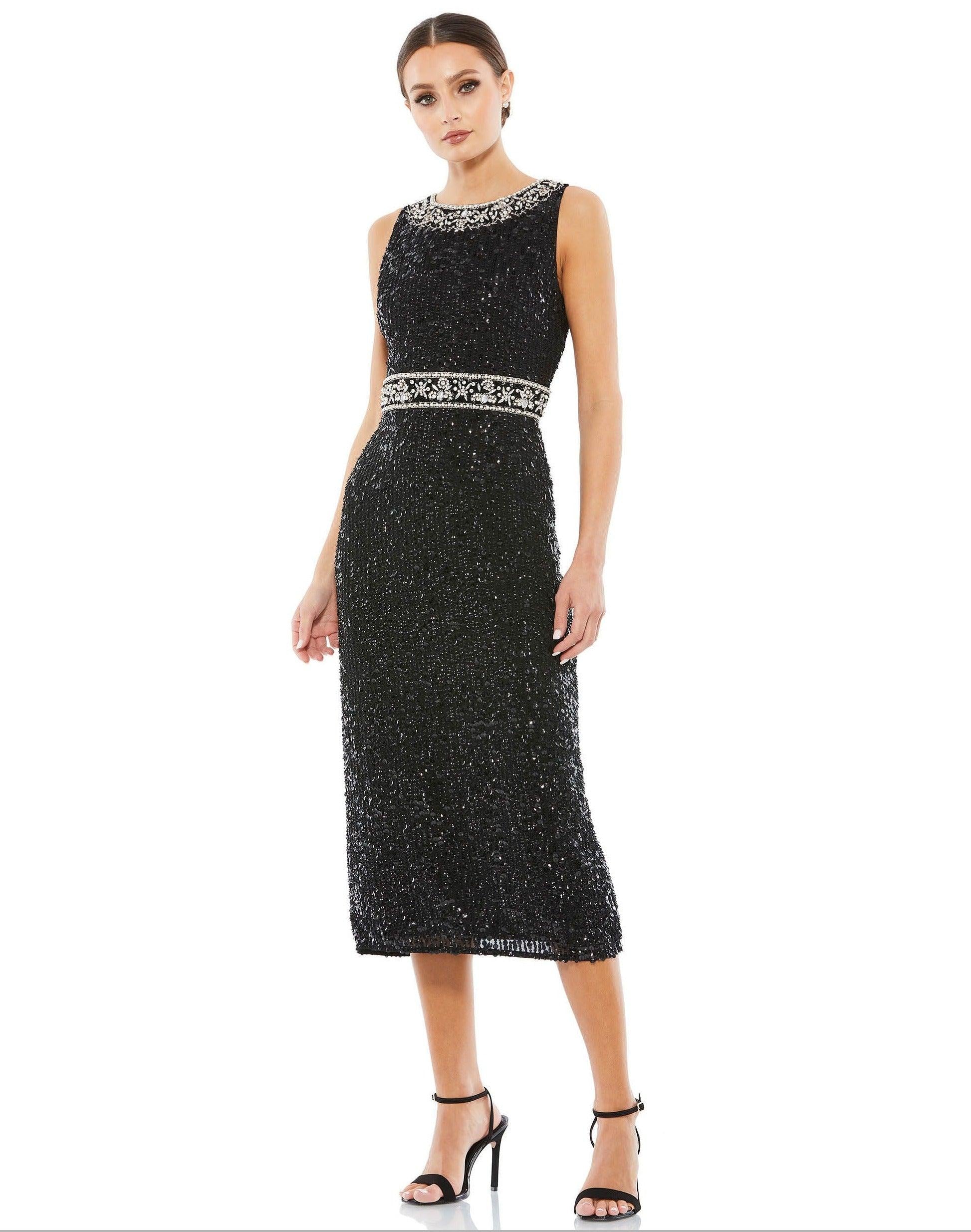 Mac Duggal Short Sleeveless Formal Dress 10739 - The Dress Outlet
