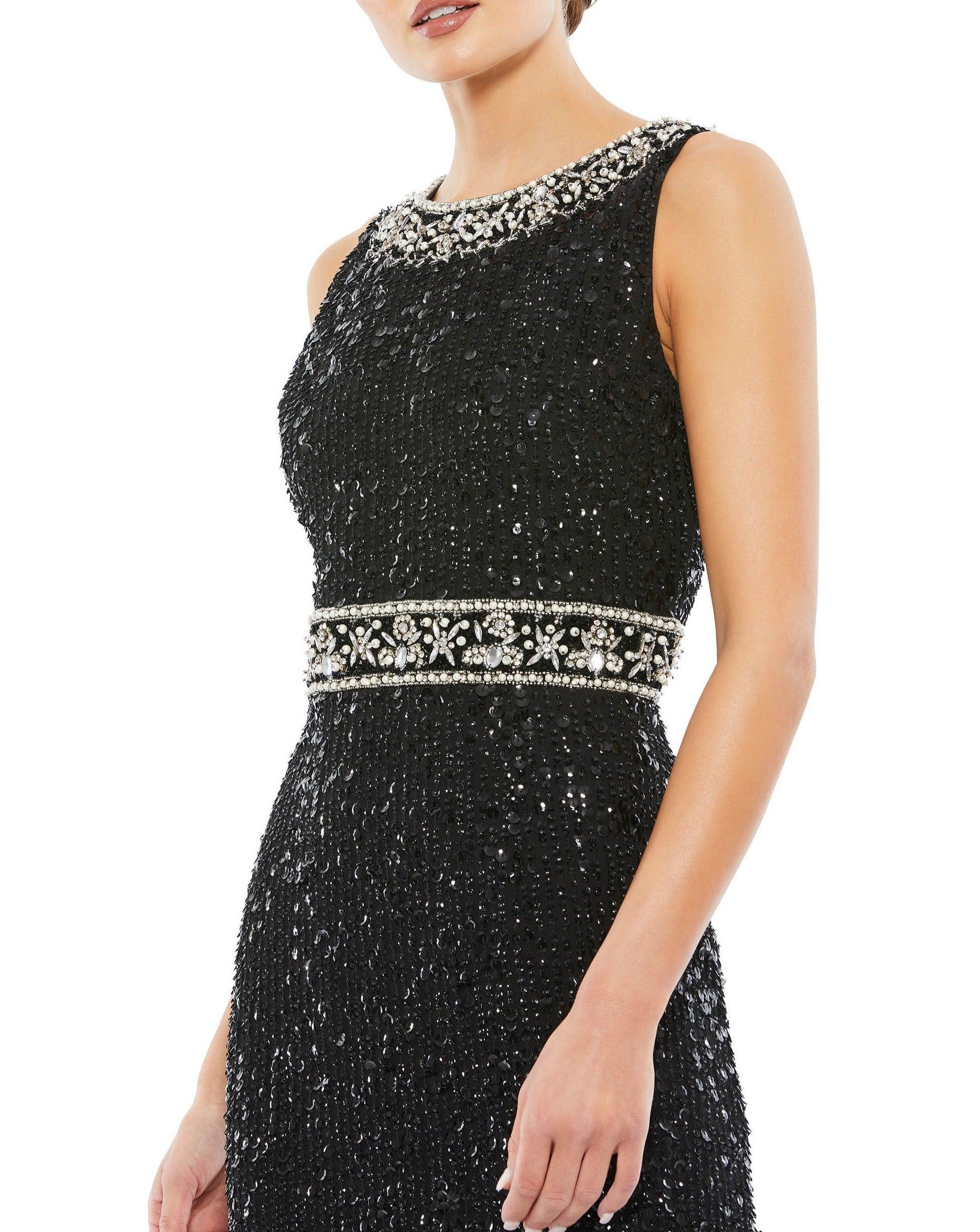 Mac Duggal Short Sleeveless Formal Dress 10739 - The Dress Outlet