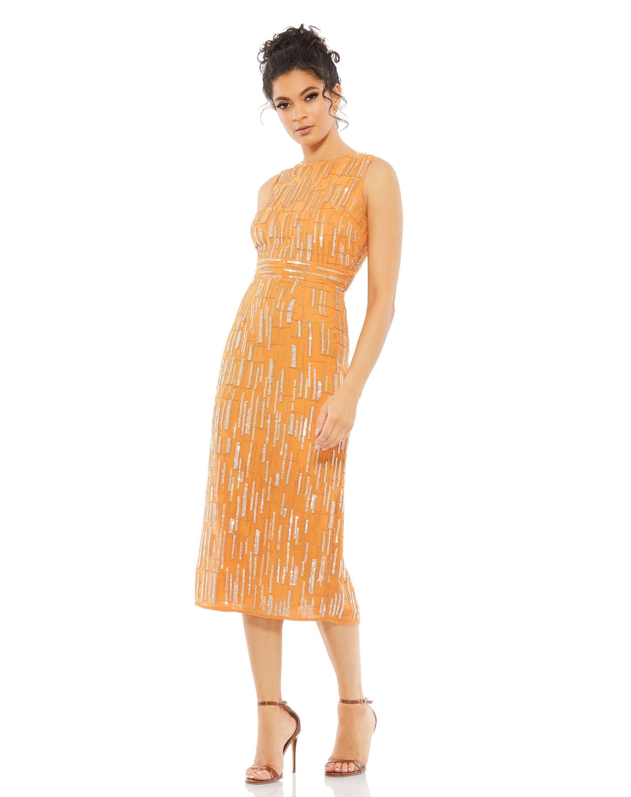 Cocktail Dresses Sleeveless Short Prom Dress Saffron