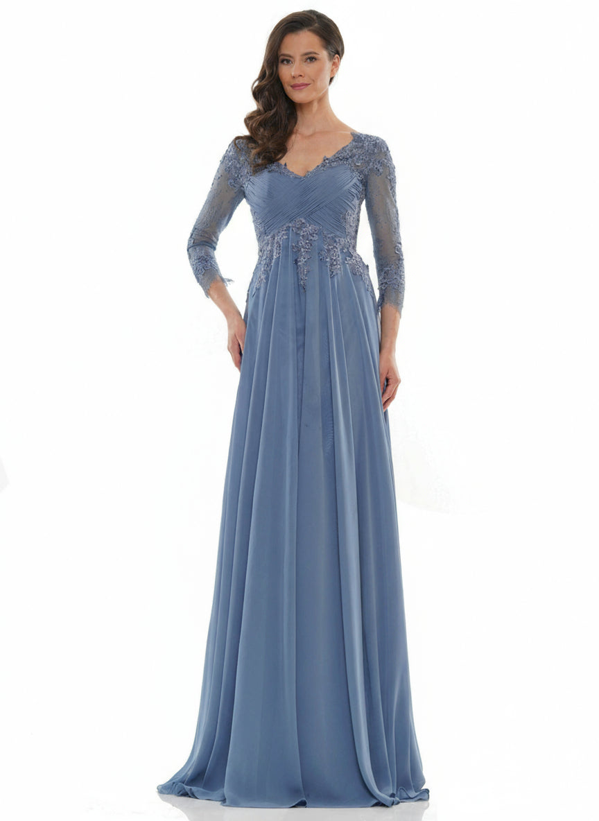 Marsoni Chiffon Mother of the Bride Long Gown 1125 - The Dress Outlet