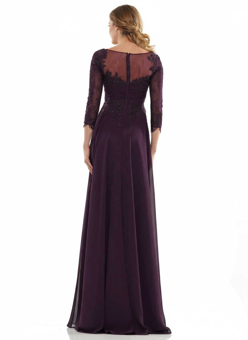 Marsoni Chiffon Mother of the Bride Long Gown 1125 - The Dress Outlet