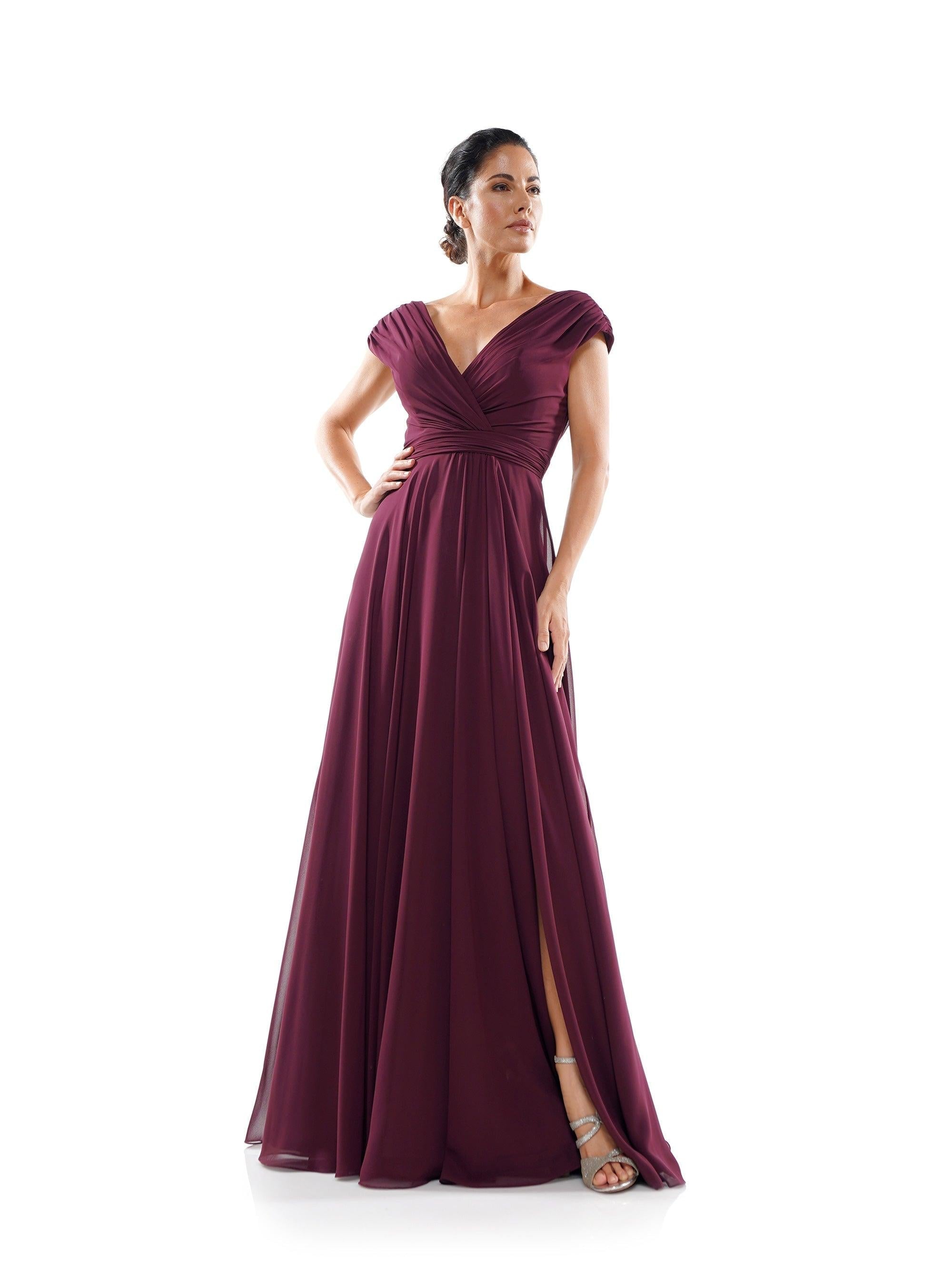 Mother of the Bride Dress Wine