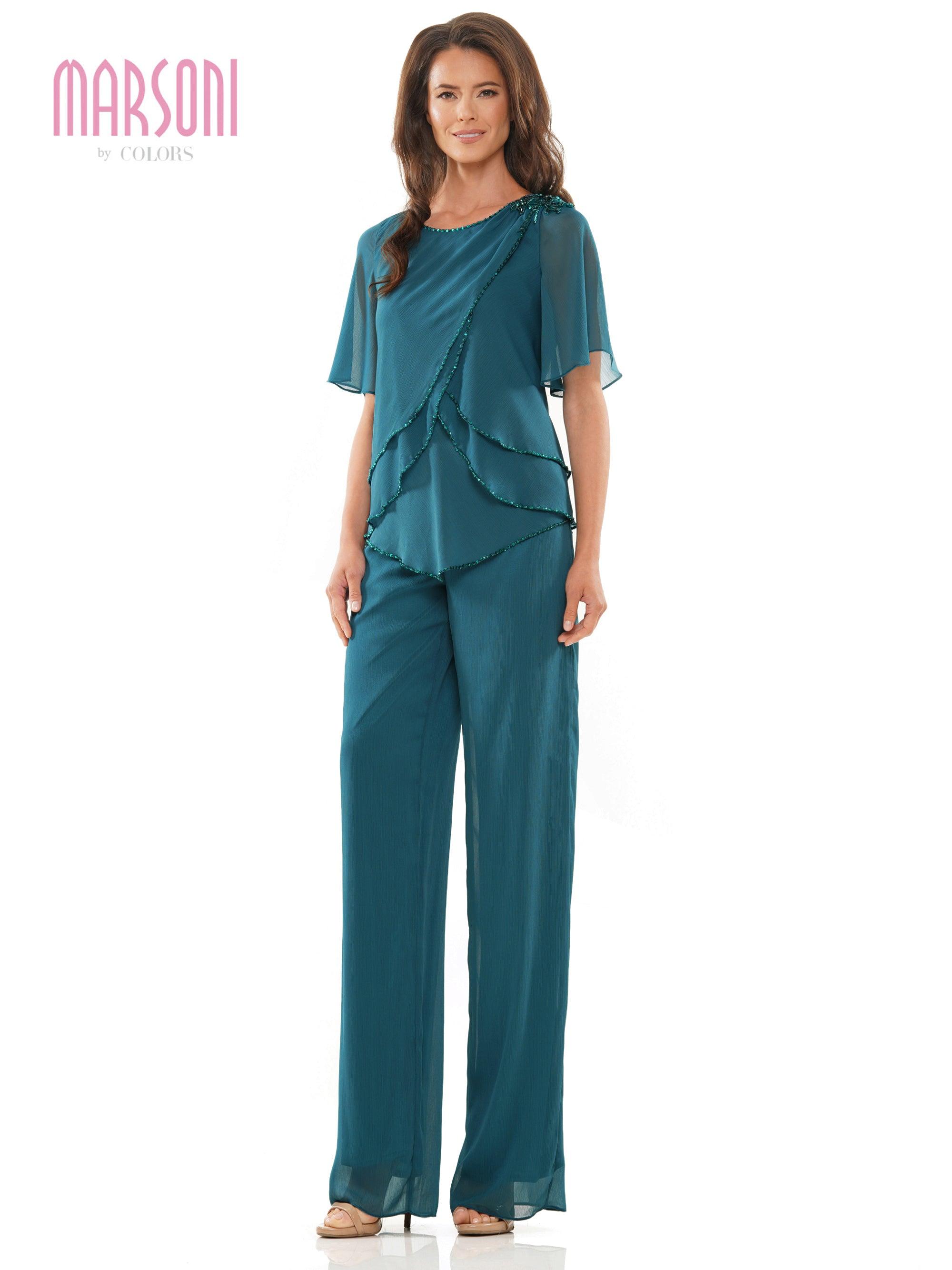 Short sleeve pant suit deals