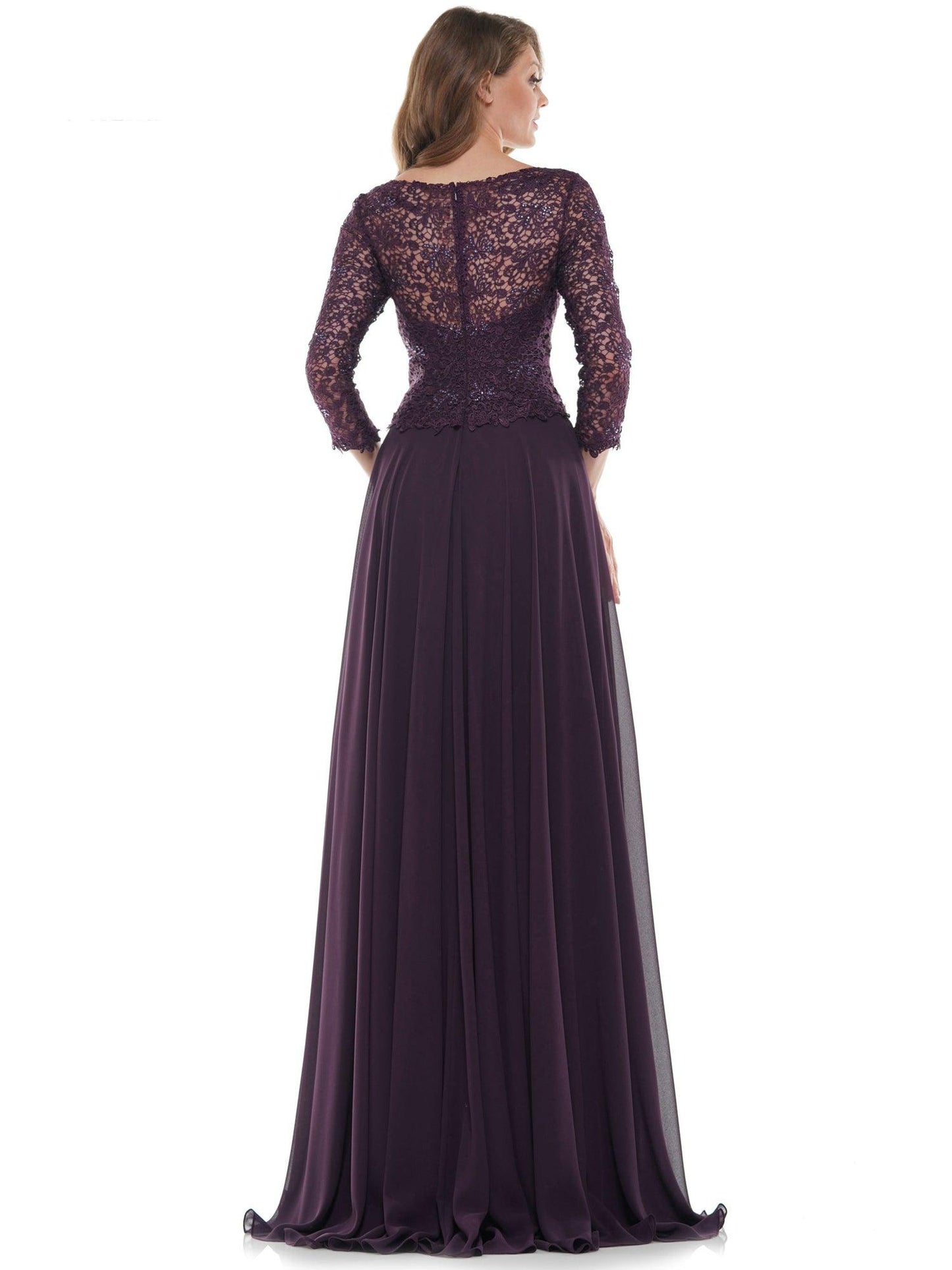 Marsoni Long Chiffon Mother of the Bride Gown 223 - The Dress Outlet