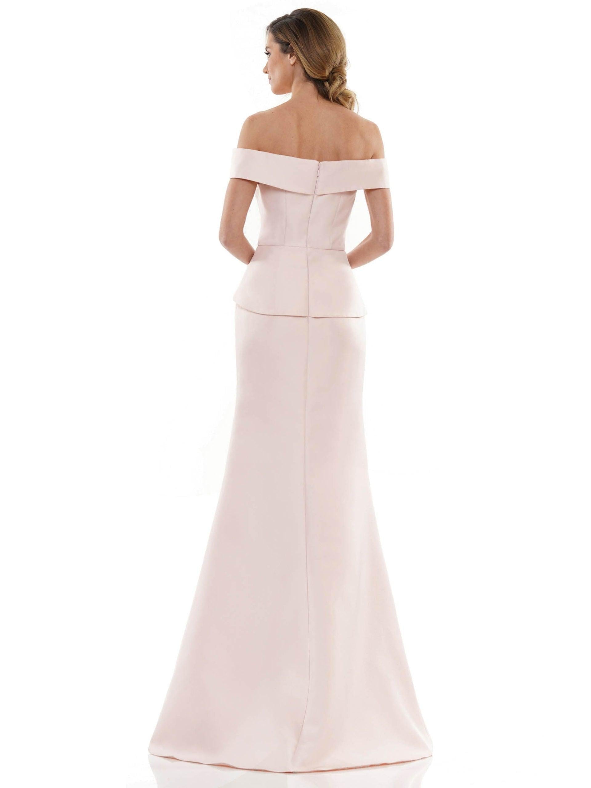 Marsoni Long Formal Off Shoulder Dress 1143 - The Dress Outlet