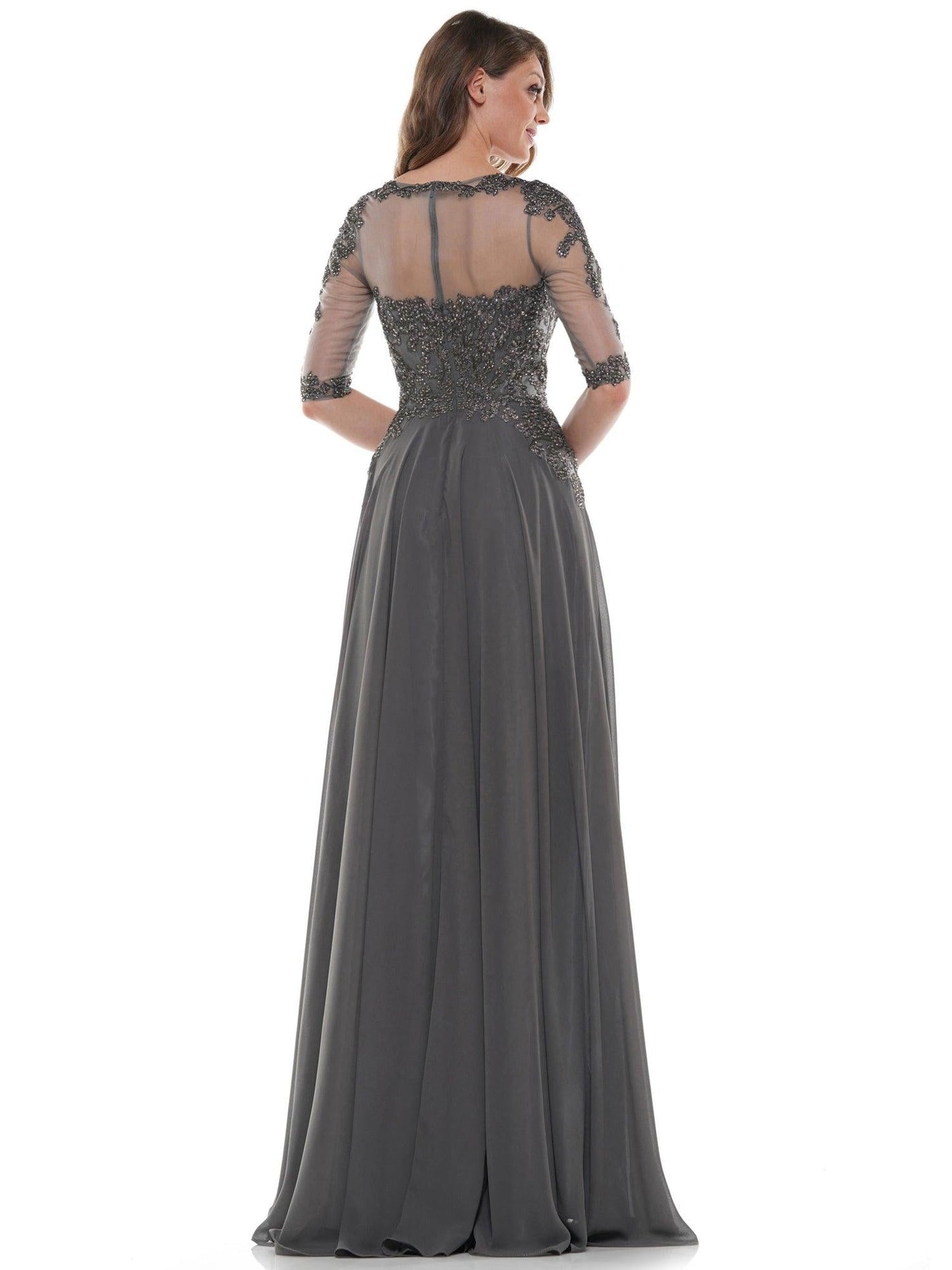 Marsoni Long Long Mother of Bride Chiffon Dress 157 - The Dress Outlet