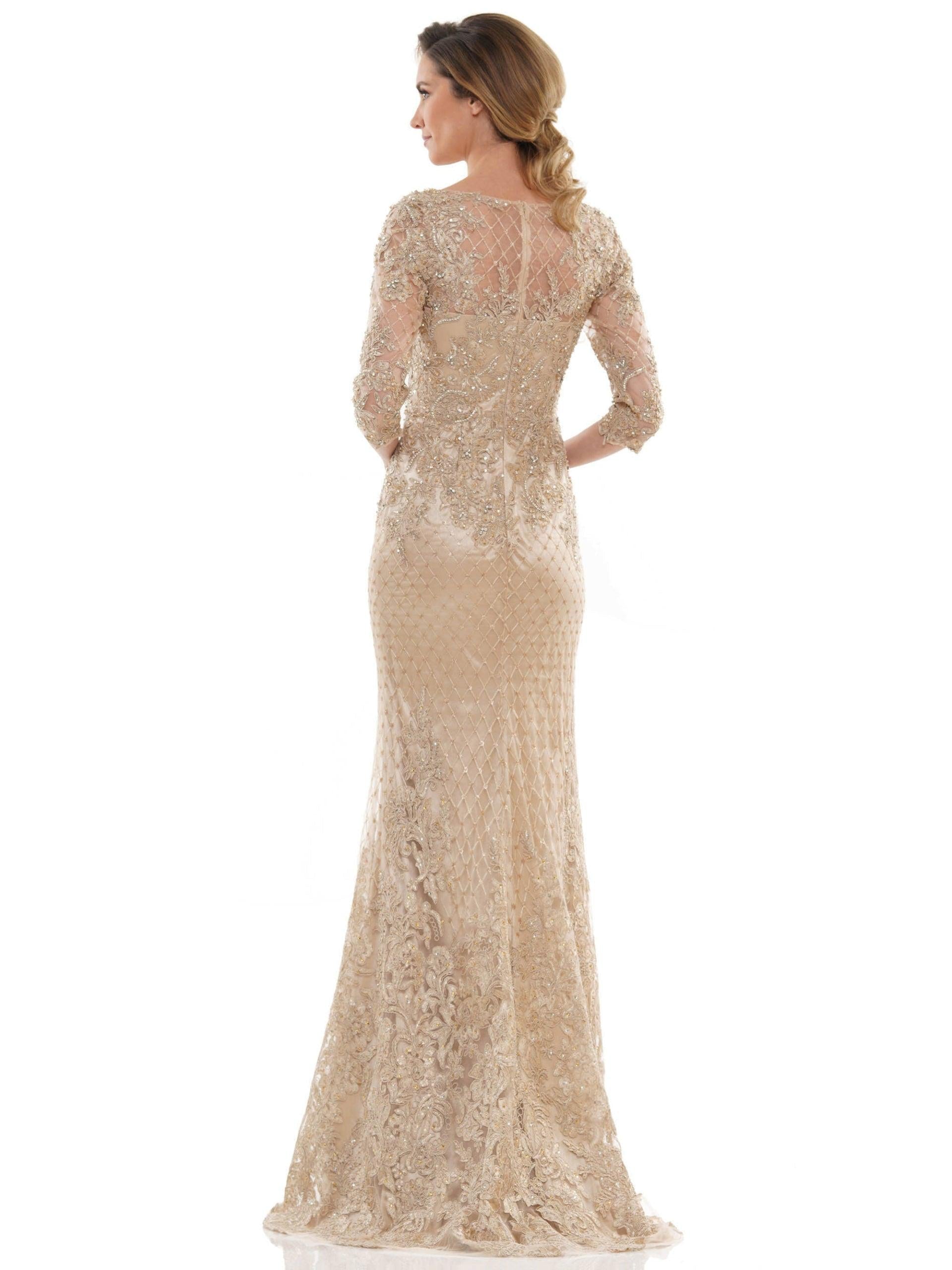 Marsoni Long Mother of the Bride Beaded Dress 1121 - The Dress Outlet