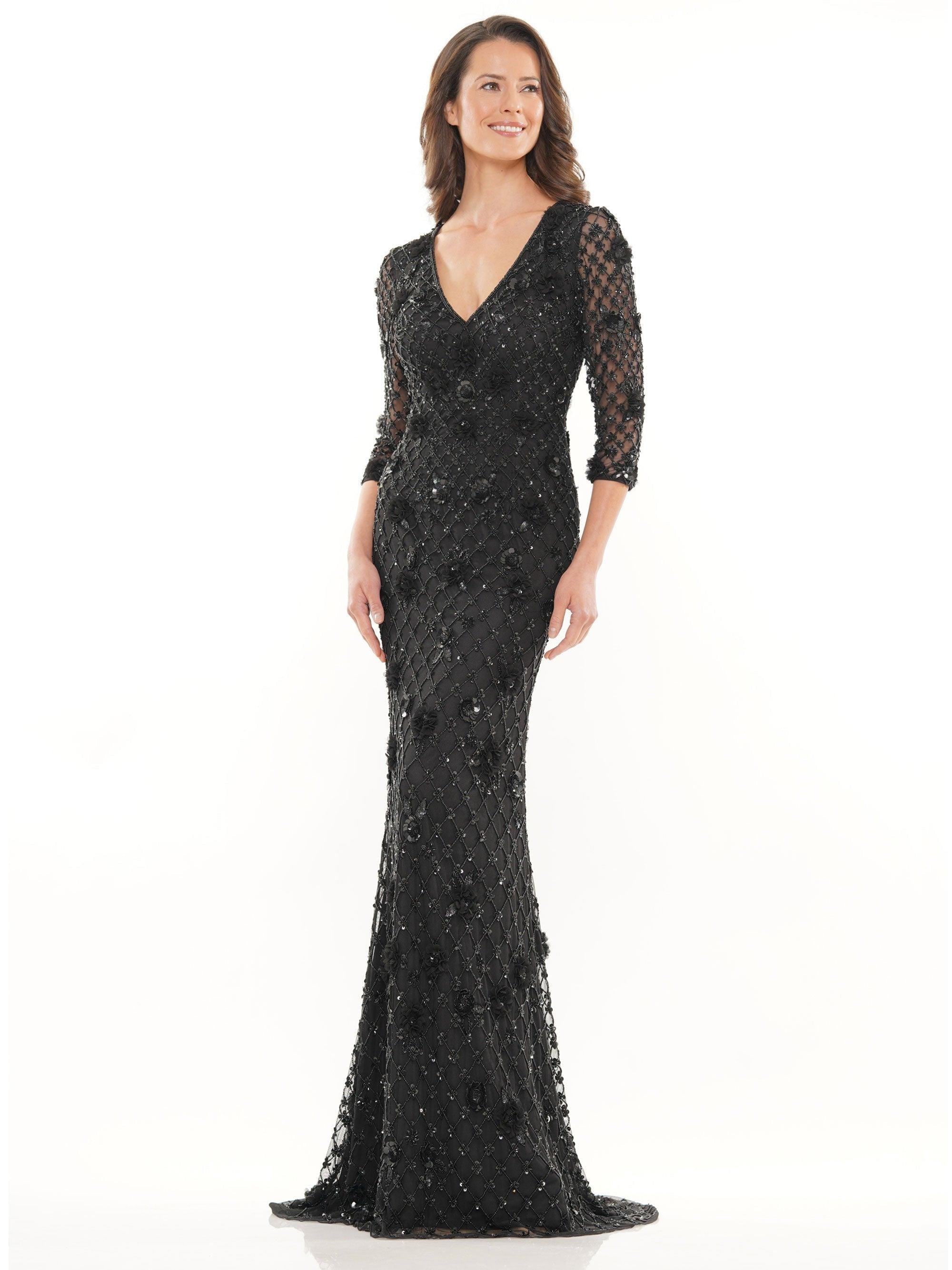Marsoni Long Mother of the Bride Beaded Gown 1196 - The Dress Outlet