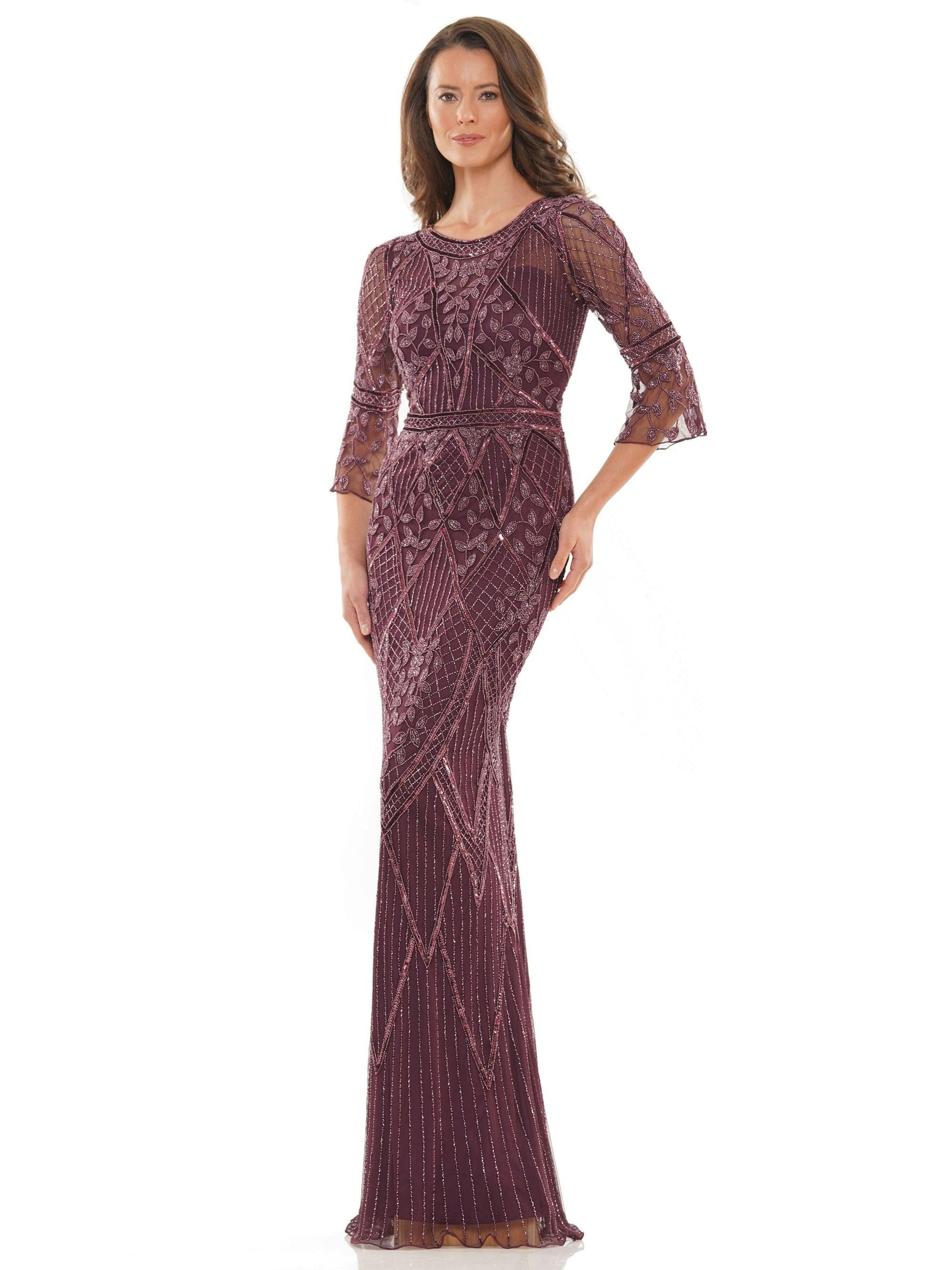 Marsoni Long Mother of the Bride Beaded Gown 1202 - The Dress Outlet