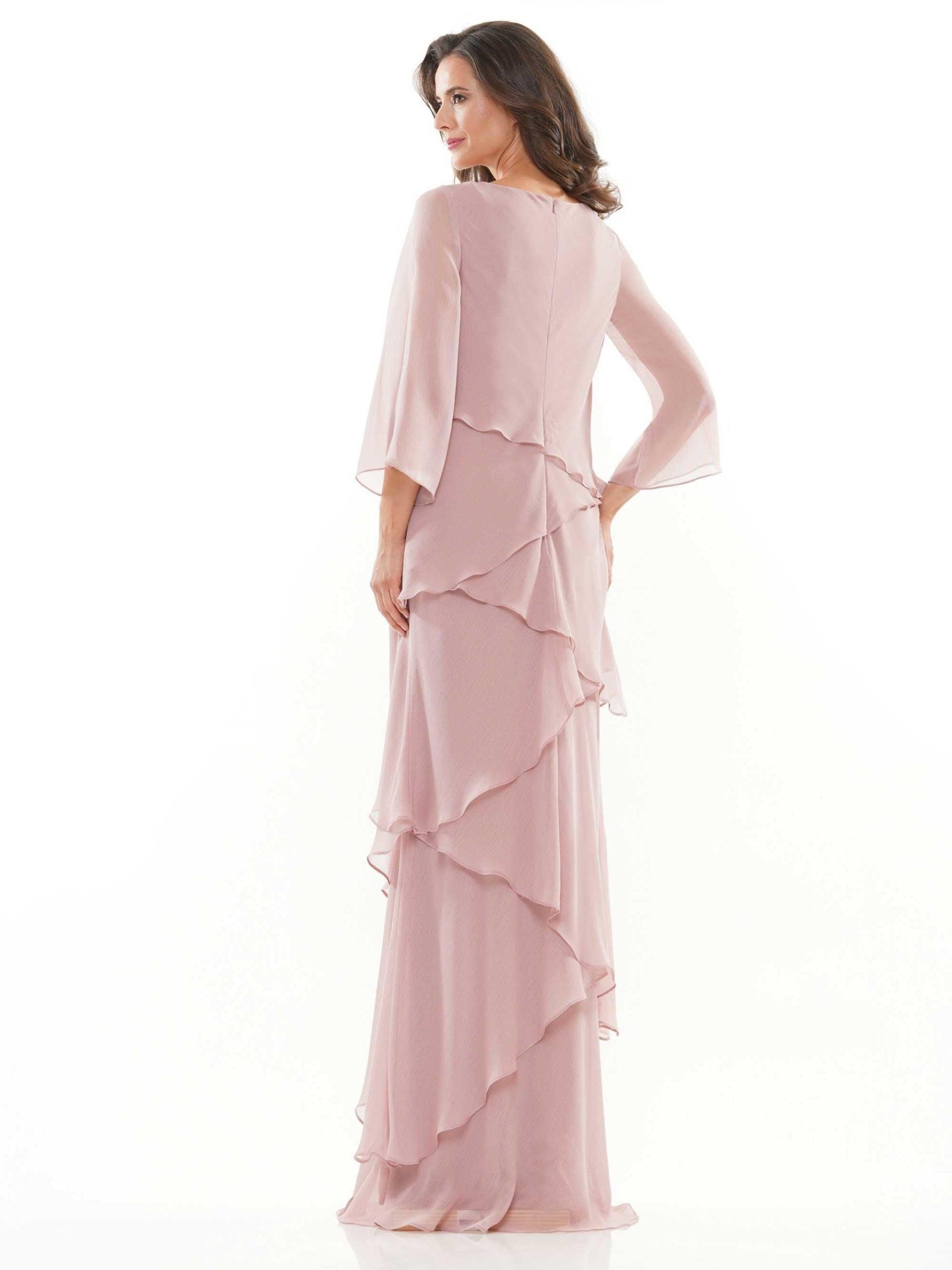 Marsoni Long Mother of the Bride Chiffon Dress 302 - The Dress Outlet