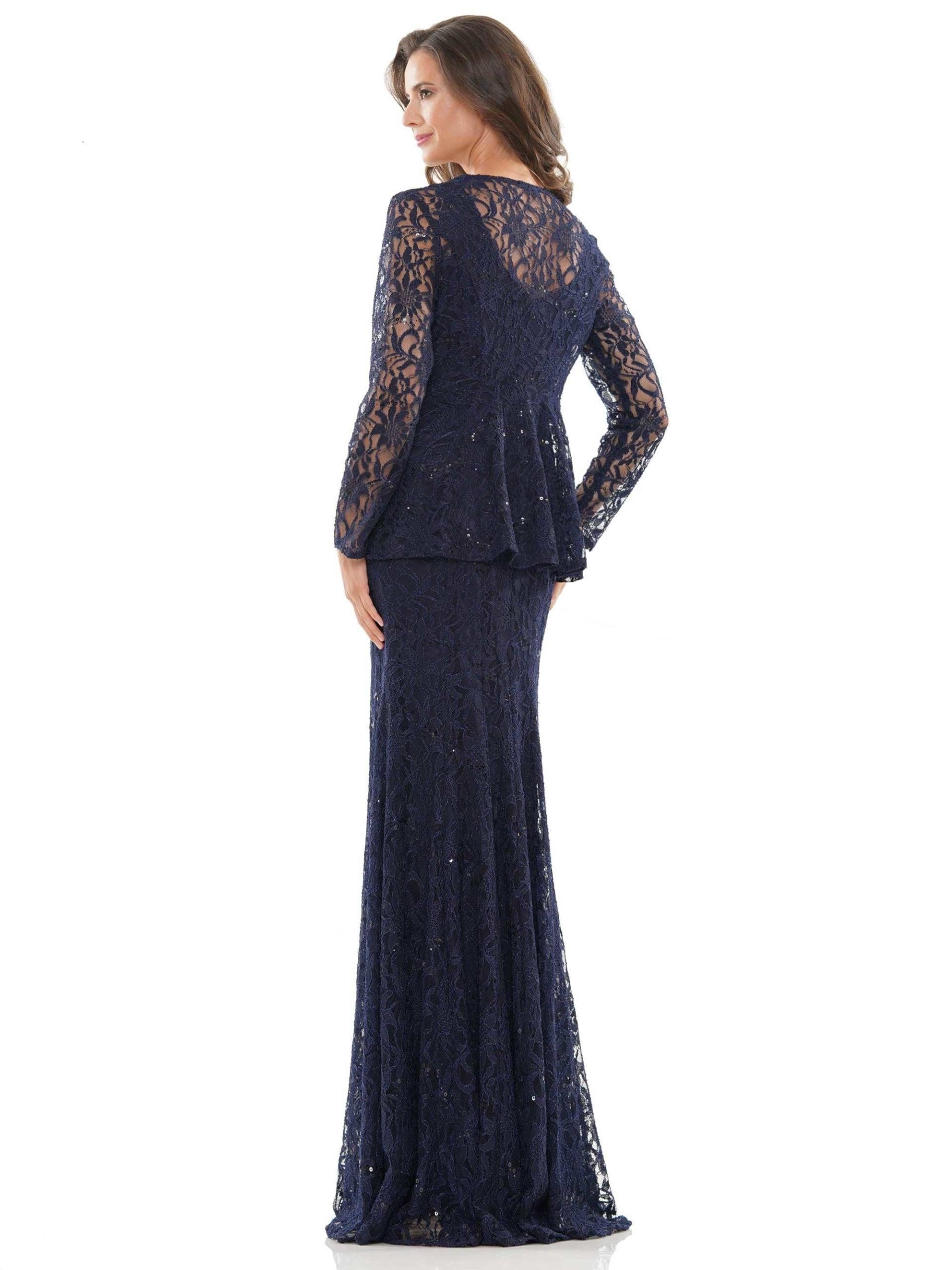 Marsoni Long Mother of the Bride Jacket Dress 301 - The Dress Outlet
