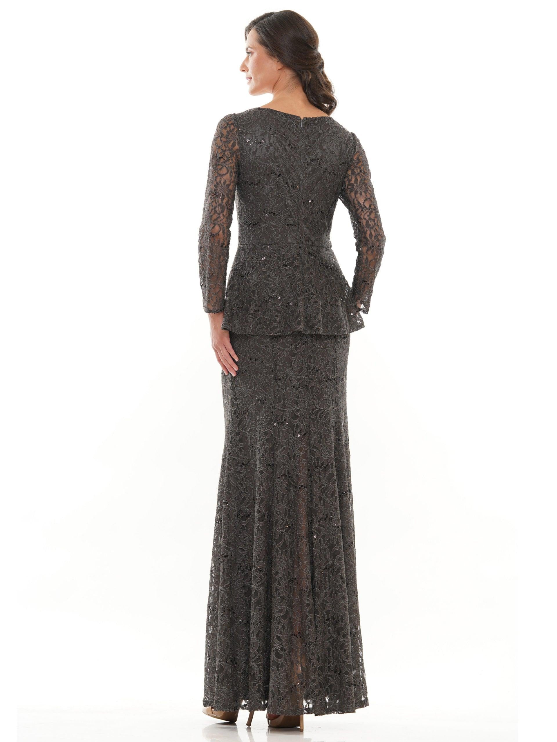 Marsoni Long Mother of the Bride Lace Dress 306 - The Dress Outlet