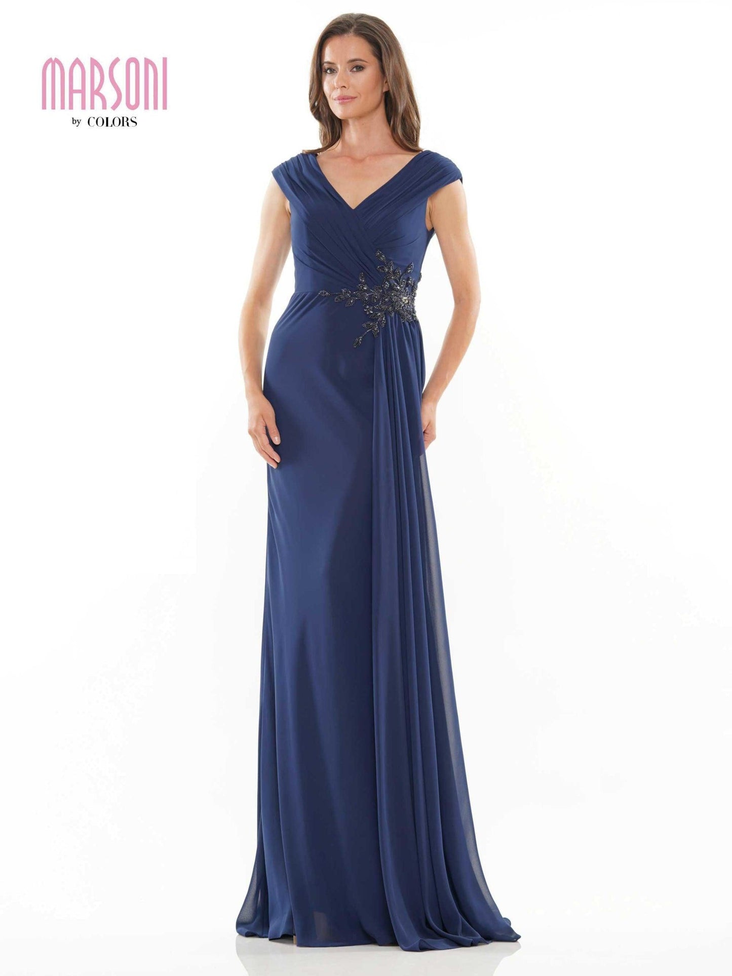 Marsoni Mother of the Bride Chiffon Long Gown 1080 - The Dress Outlet