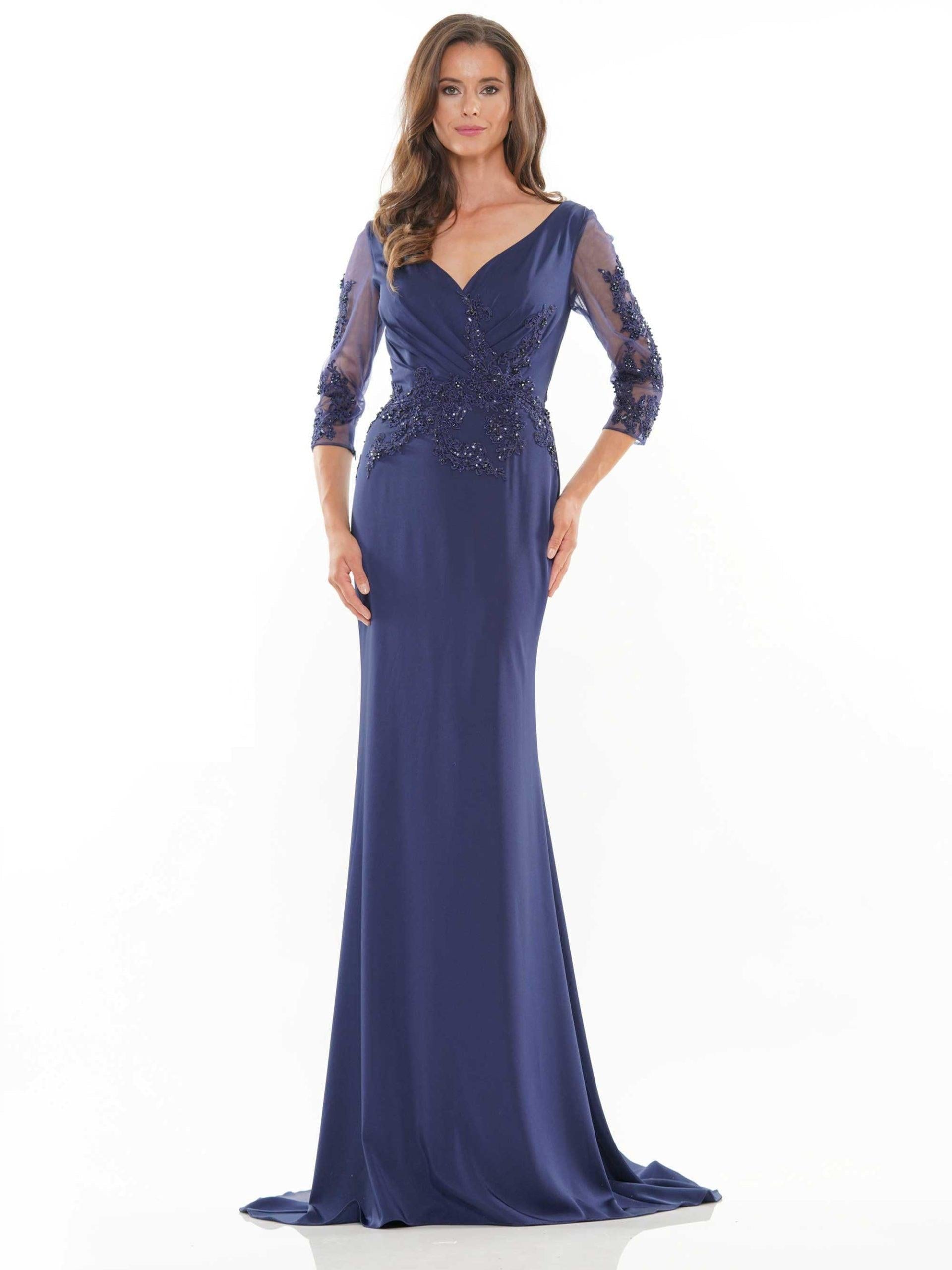 Navy Marsoni Mother of the Bride Formal Long Dress 1145