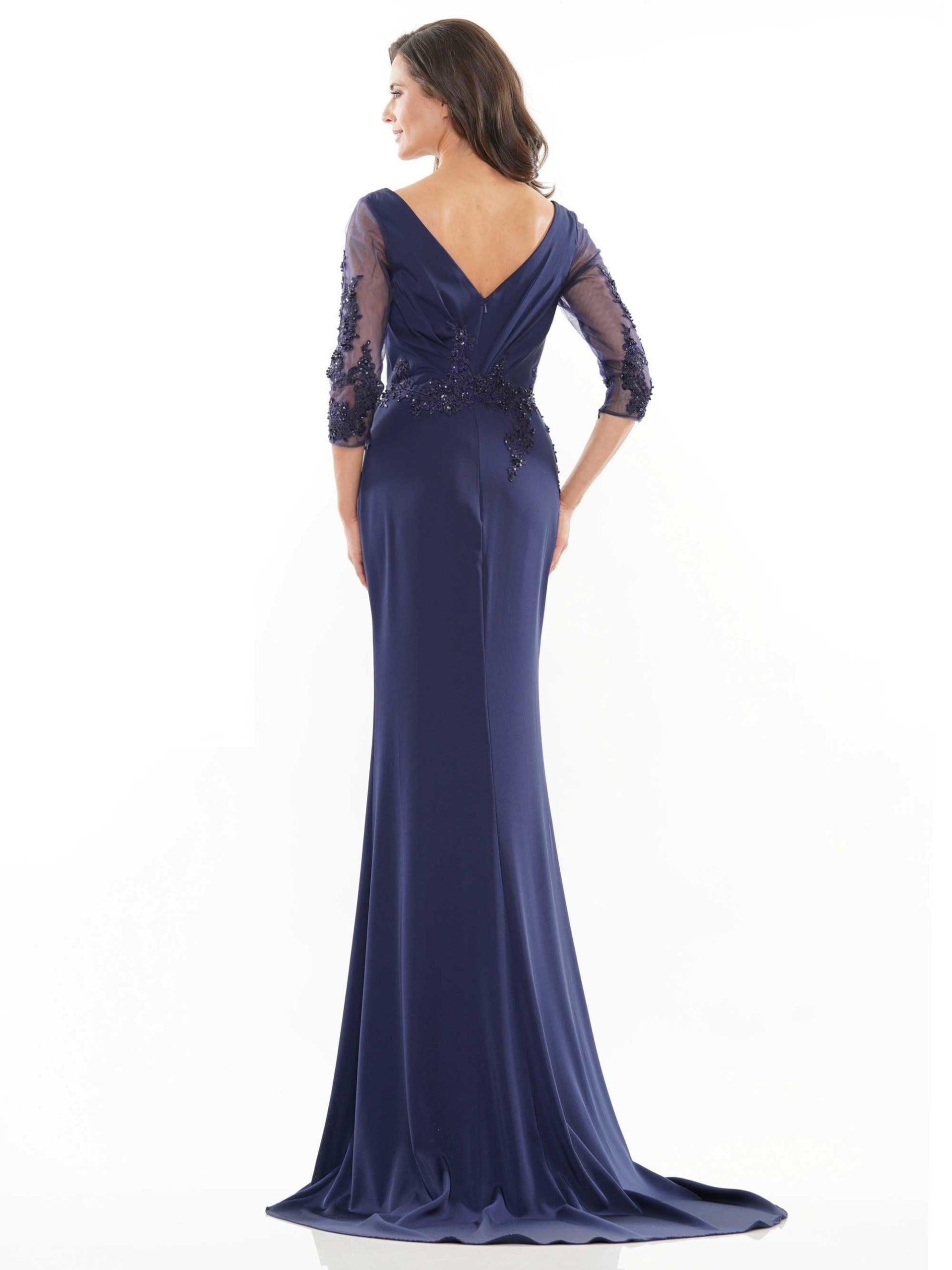 Mother f the Bride Dresses Mother of the Bride Formal Long Dress Navy