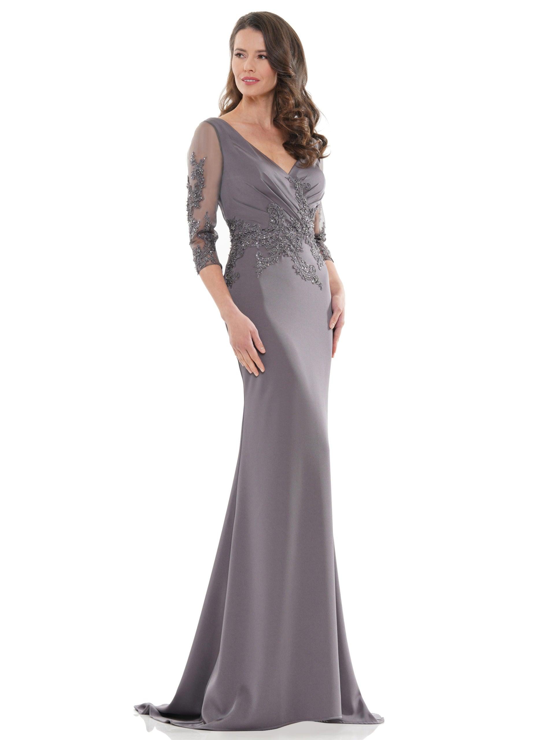 Mother f the Bride Dresses Mother of the Bride Formal Long Dress Charcoal